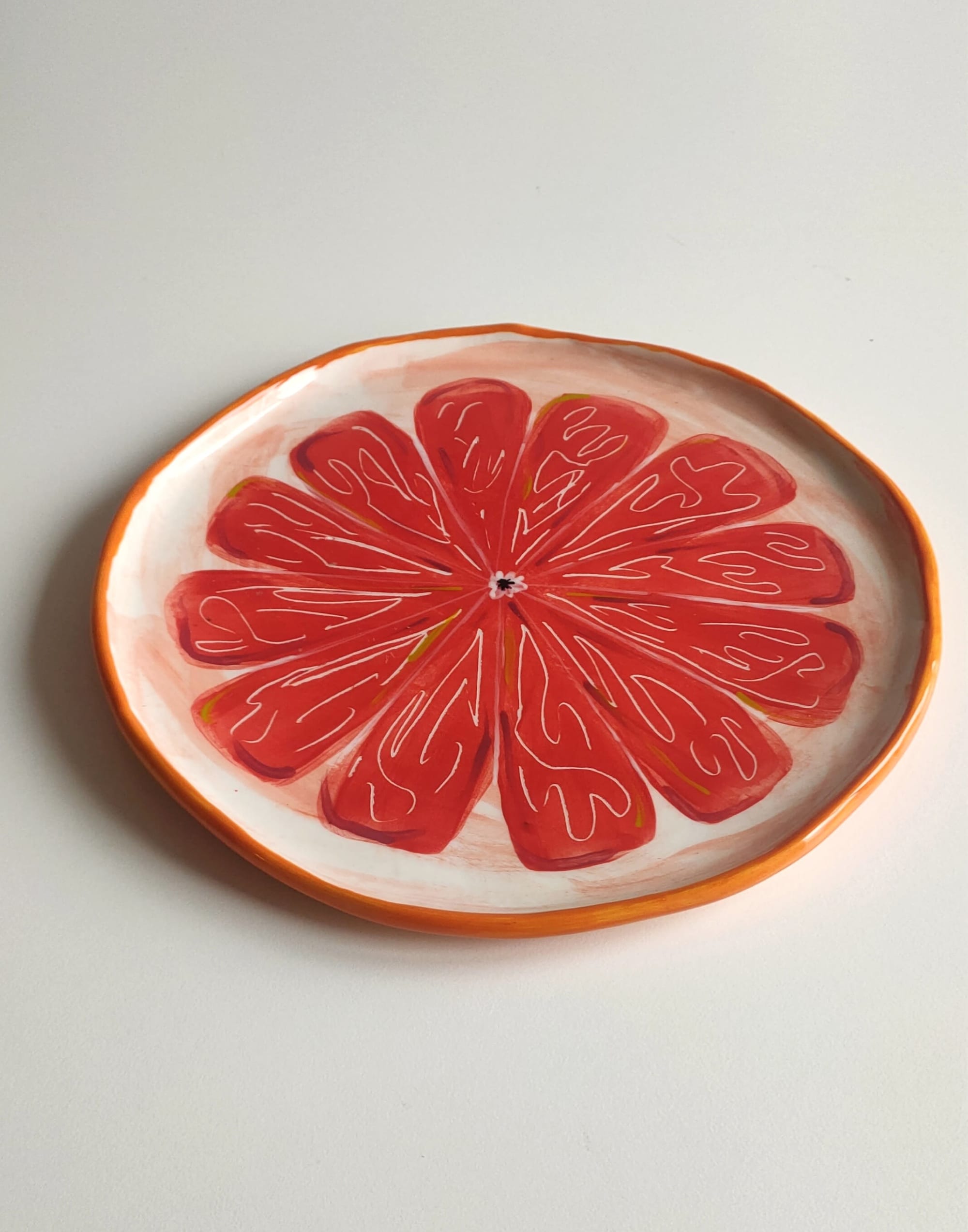 MASI グランクリテリウム フレームブレーキセットサイズ540 手渡し歓迎 Pink Grapefruit Platter 27 cm by Federica Massimi Ceramics
