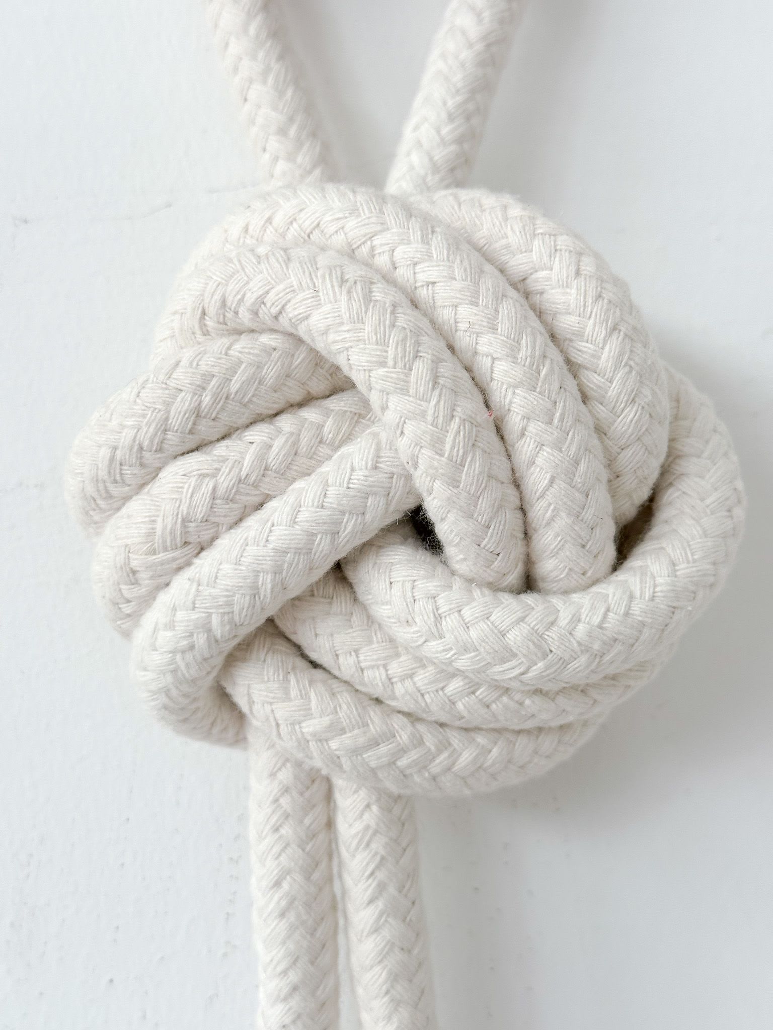 KNOT 001  Rope Sculpture Wall Hanging by Ana Salazar Atelier