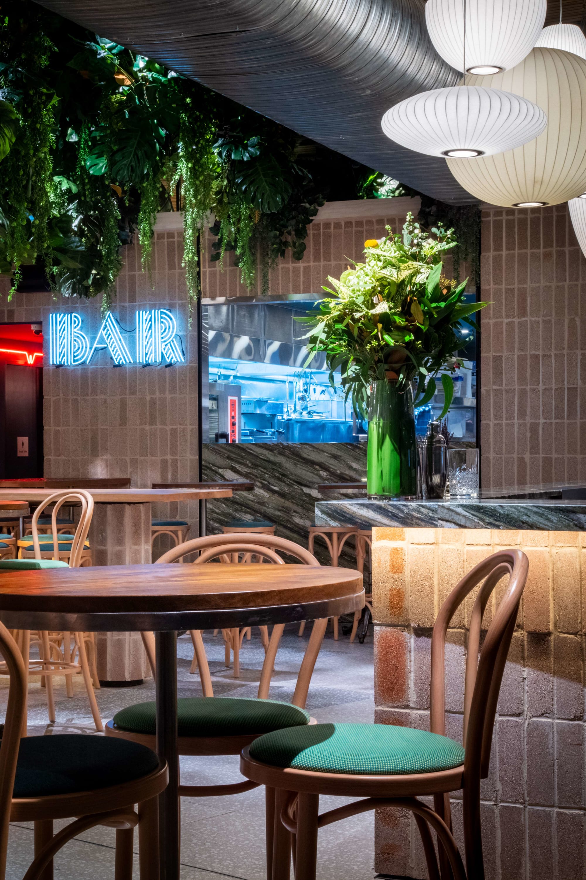 The Green Moustache by redwah studio seen at North Sydney, North Sydney