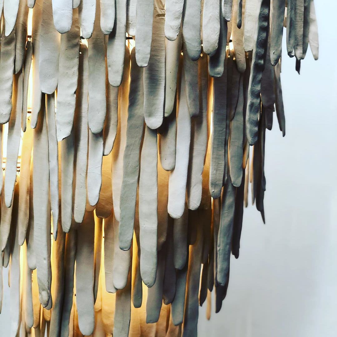Custom Chandeliers by Mud Studio , South Africa seen at MUD Studio Cape