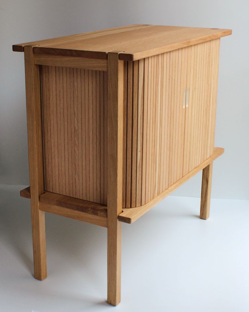 Tambour Door cabinet by Vanessa Horig | Wescover Storage