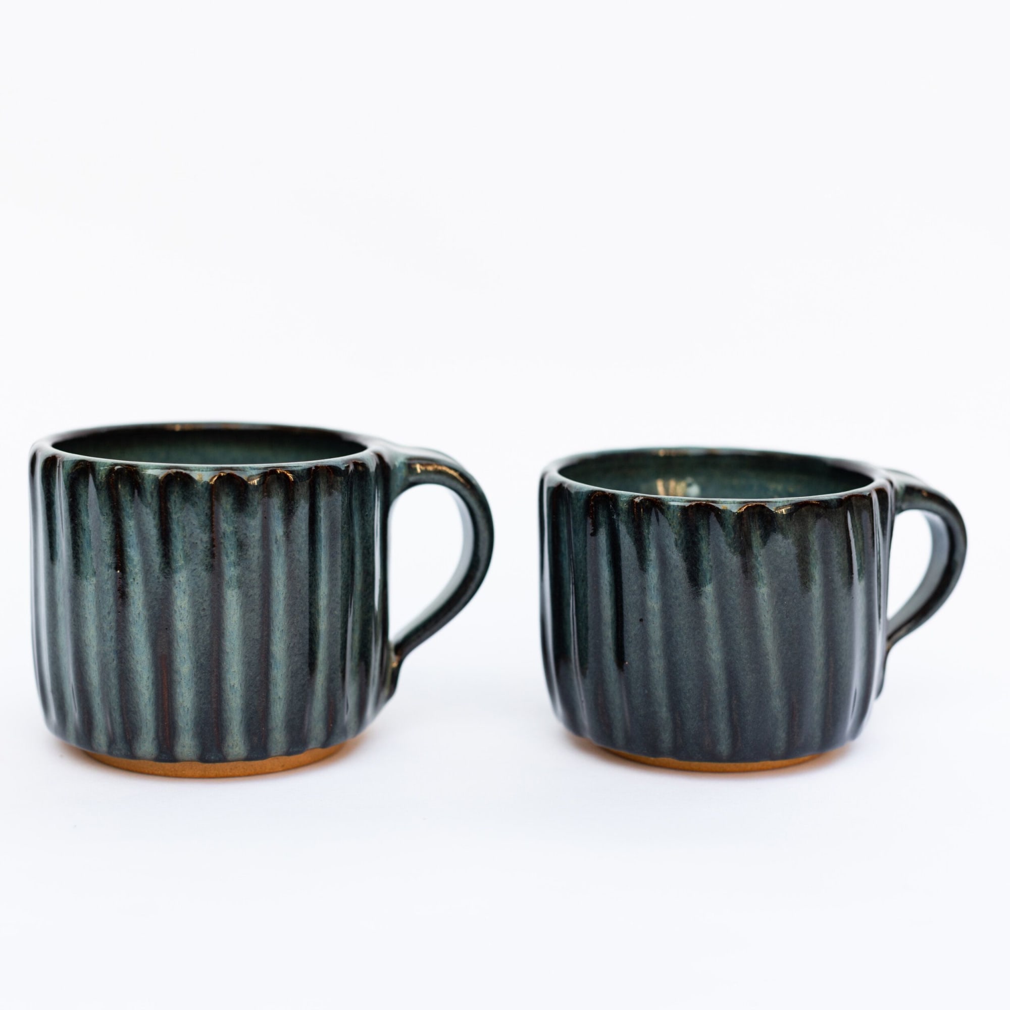 Turquoise Modern Coffee Mug by Tina Fossella Pottery