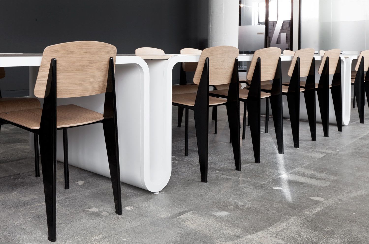 Custom Communal Table by Early Work seen at General Assembly, Atlanta