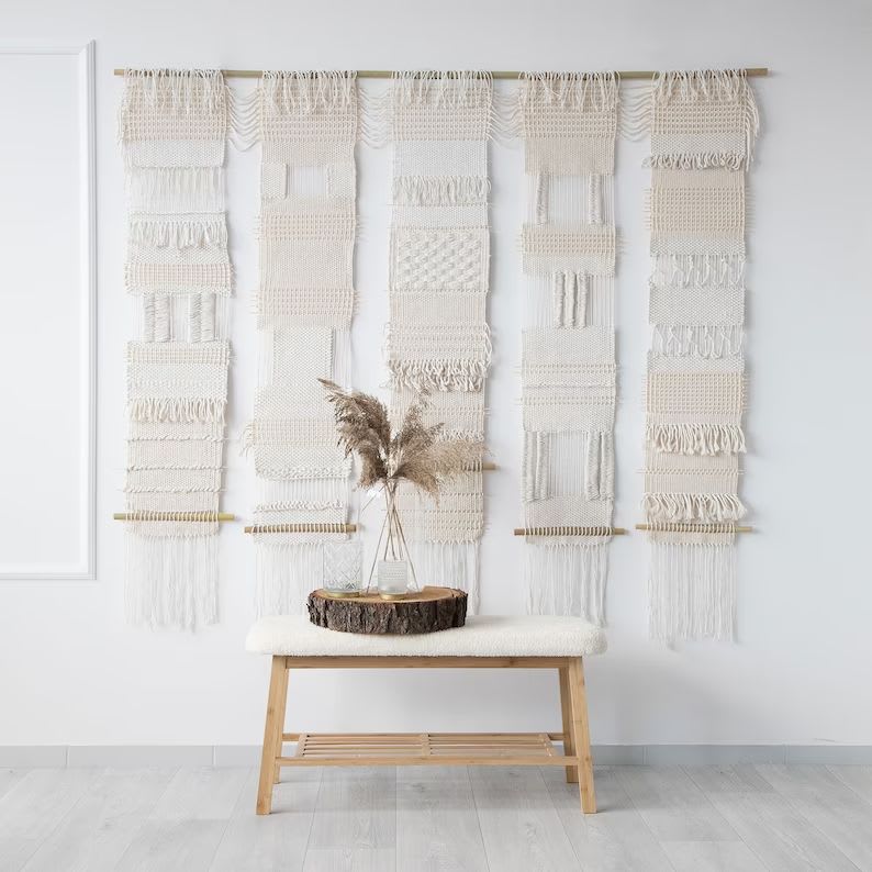 Extra Large Woven Wall Hanging Woven Wall Art Tapestry Wall Tapestry Weaving  Wall Textile Weaving Tapestry Wall Hanging Fiber Art 