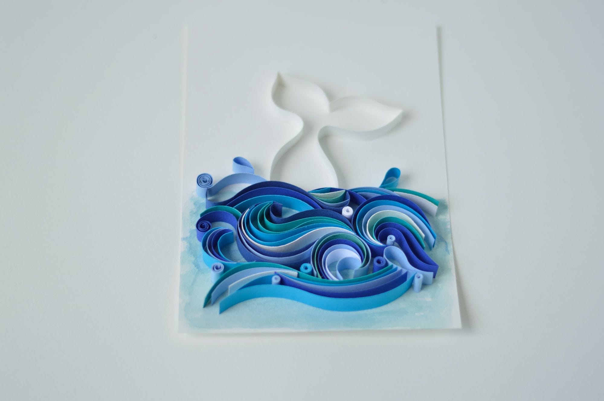 Quilling Paper - Ocean Waves  Quilling, Quilling paper craft