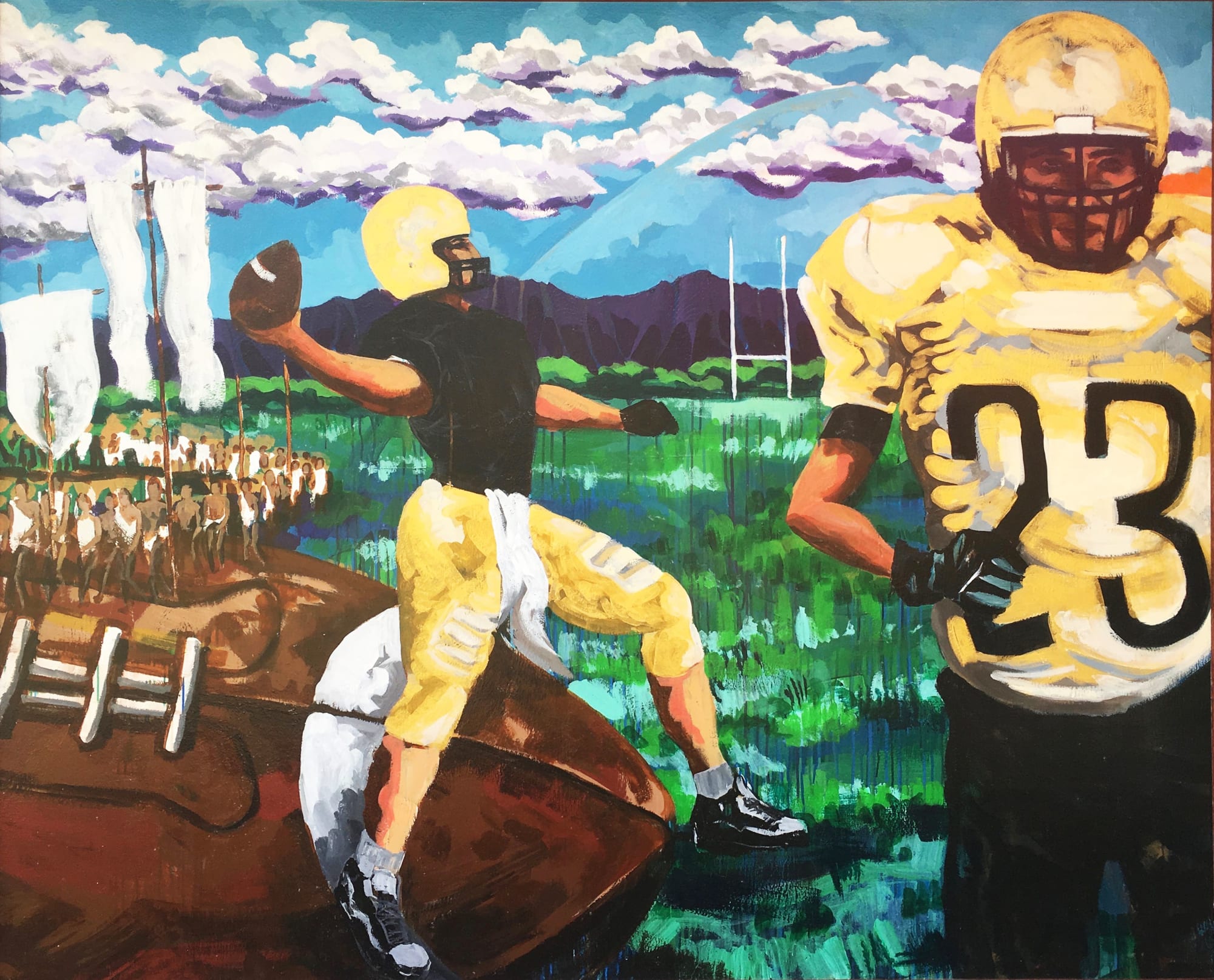 “Games of Mililani” by Kai'ili Kaulukukui seen at Mililani Mauka