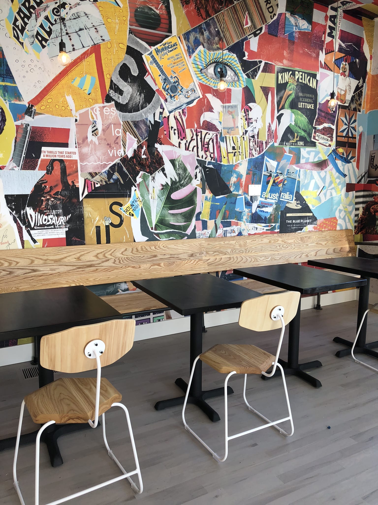 Bespoke Geometric Wire Chair by Housefish seen at Chook Charcoal