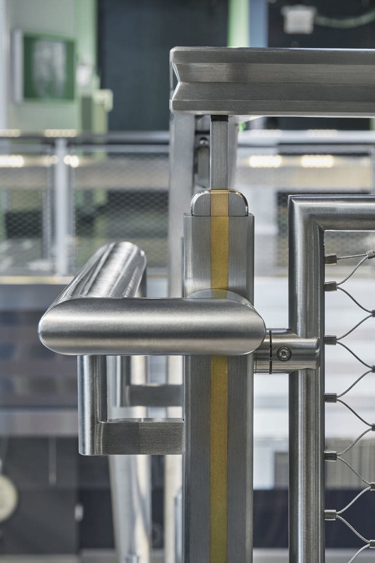 Empire State Building Visitor Entrance Stairs by Amuneal seen at Empire