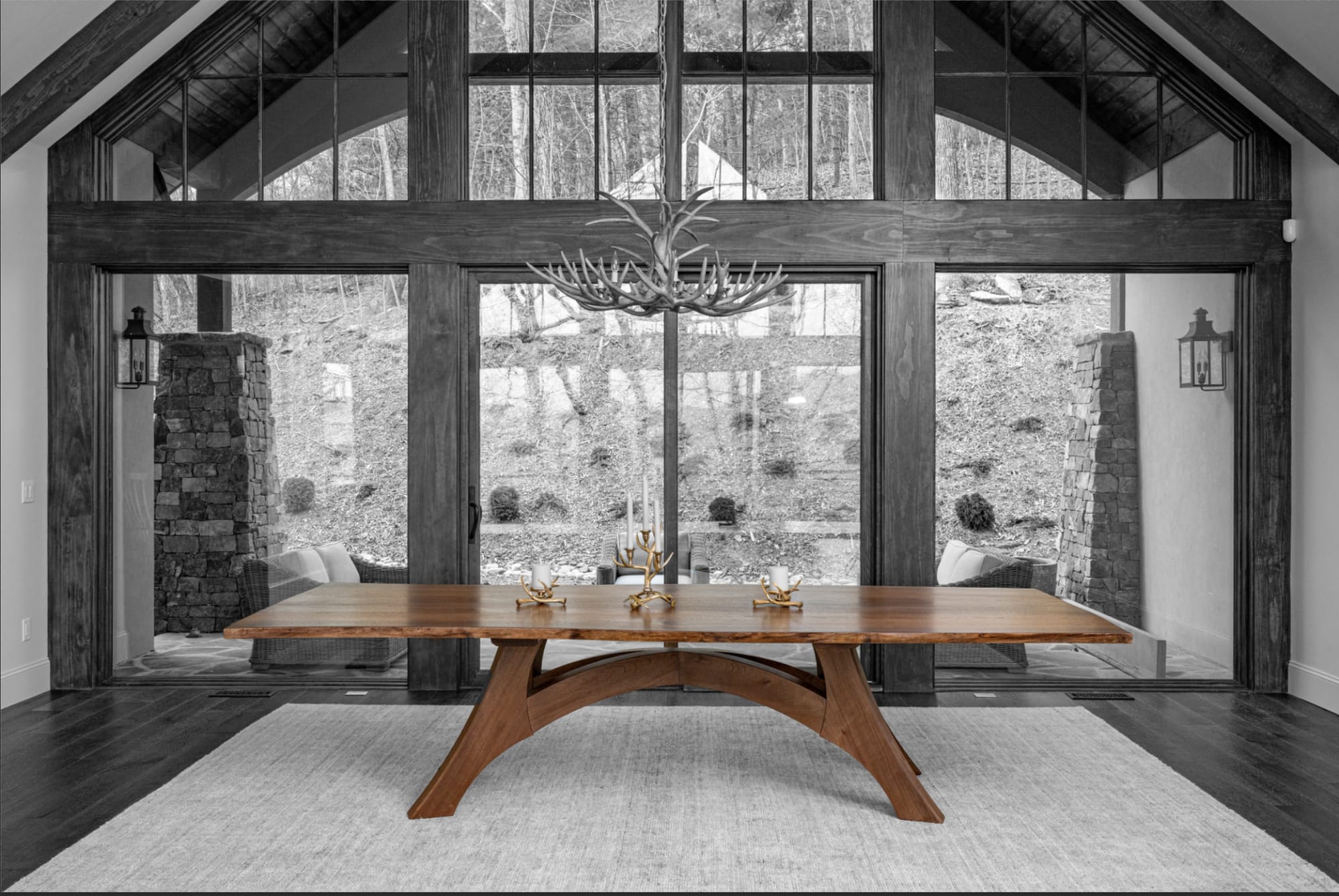 Timber Frame Base Table By Brian Boggs