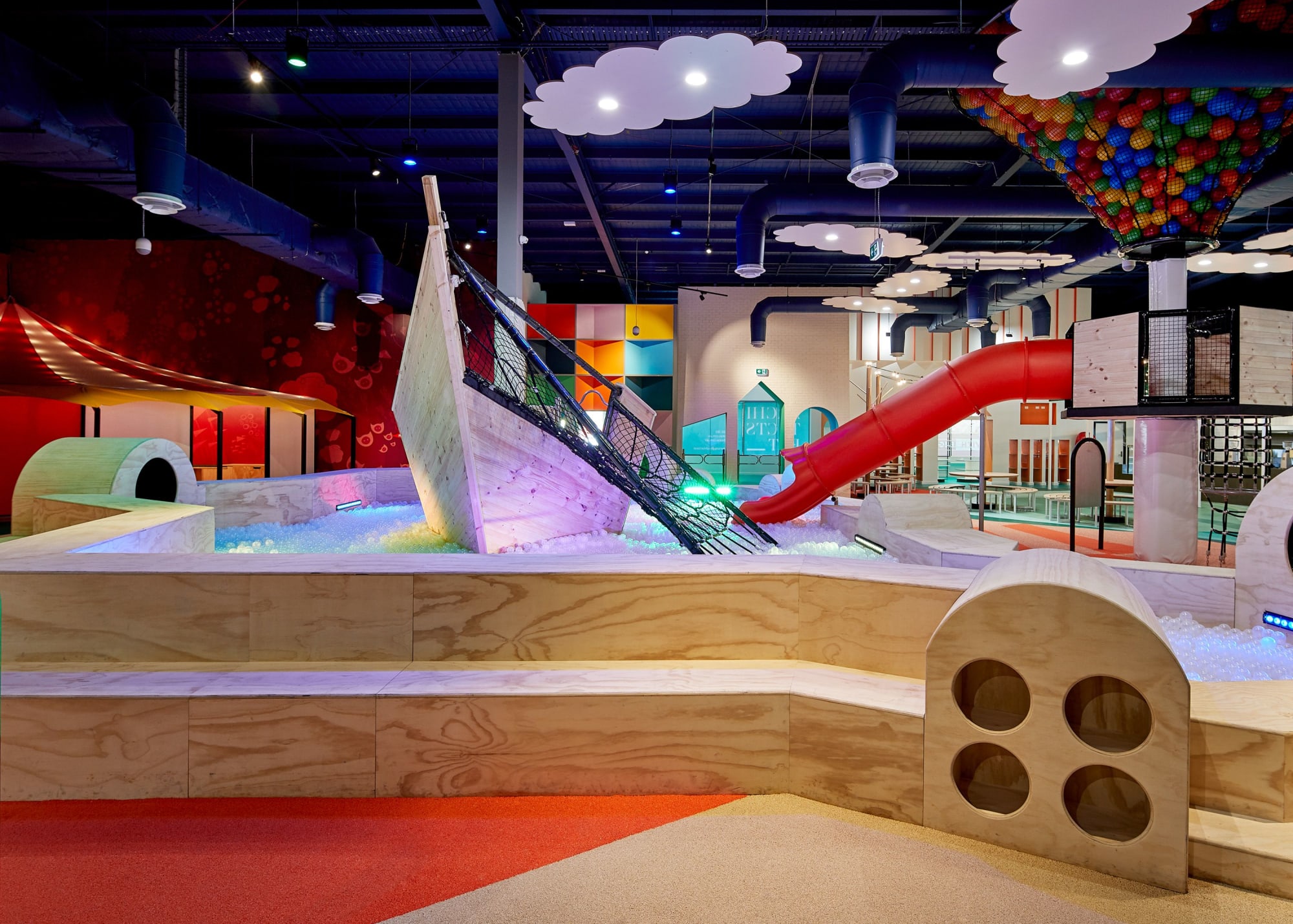 Rabbit Hole Children's Play Centre by Architects EAT seen at Rabbit