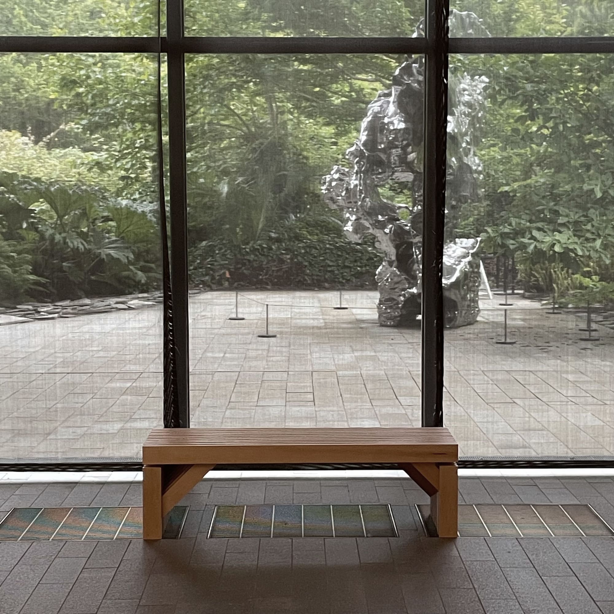 Hover Bench by Furbershaworks at de Young Museum, San Francisco