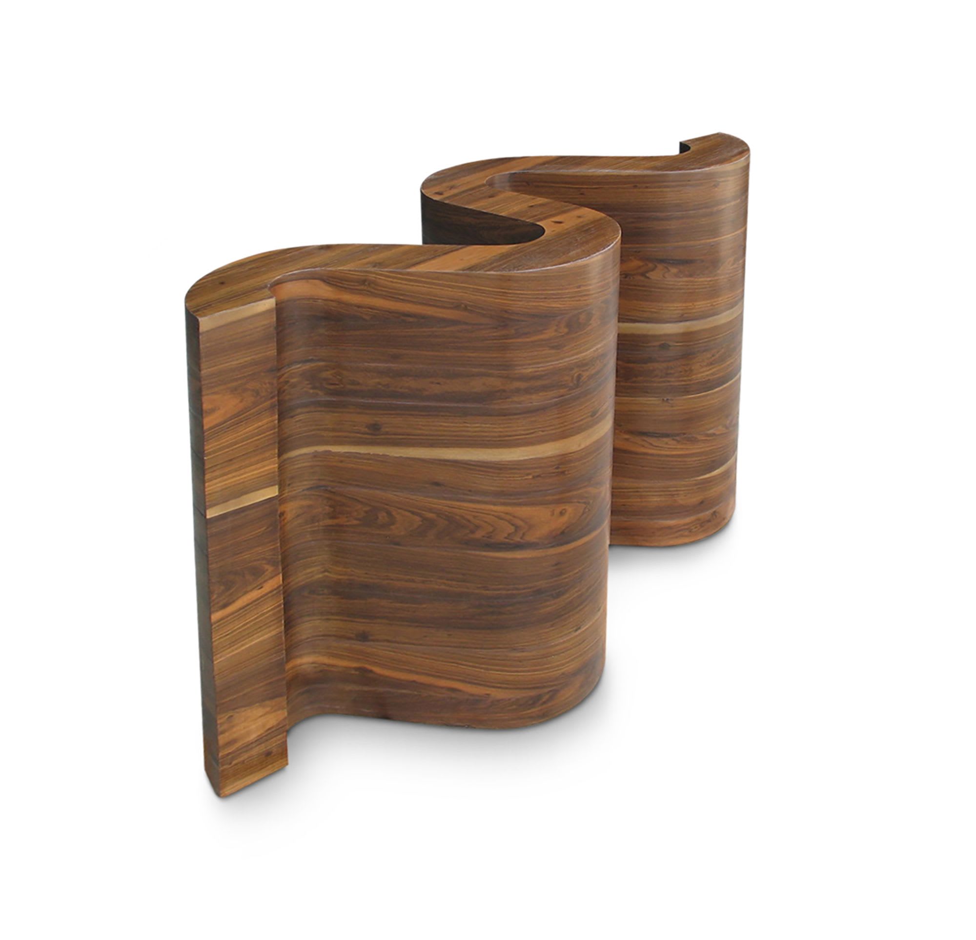 Nico Contemporary Table Base in Argentine Rosewood by Costantini Design