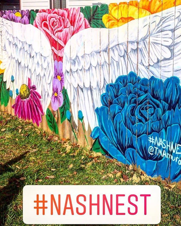 Air B&Bs and private homes by TMAmurals seen at Private Residence, Nashville Wescover