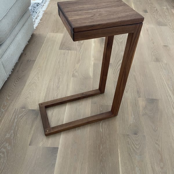 C shaped deals console table