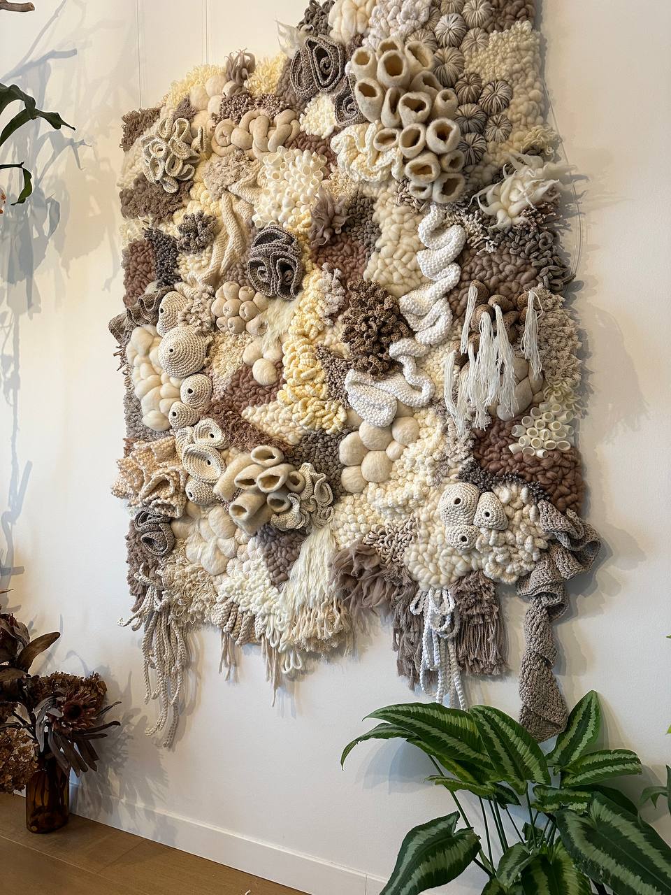 Unique coral reef wall decoration by Awesome Knots