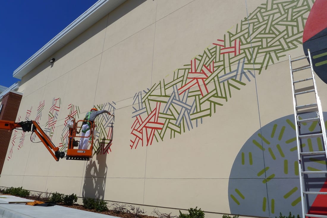 Sports Mural by Martin b seen at DICK'S Sporting Goods, Santa Rosa