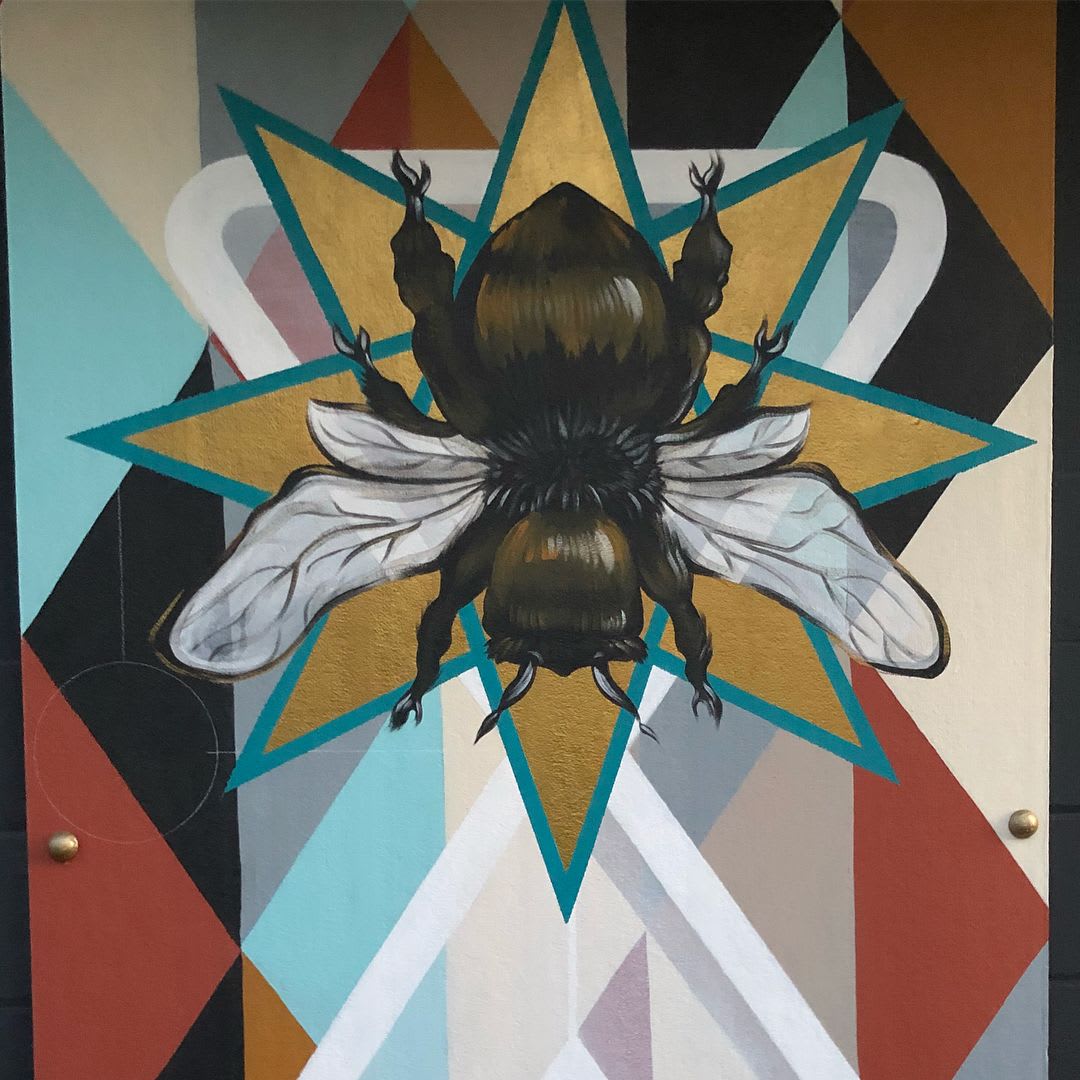 Bee Hive Sacred Geometry By Maureen Hudas Seen At Vine Street Orlando Wescover