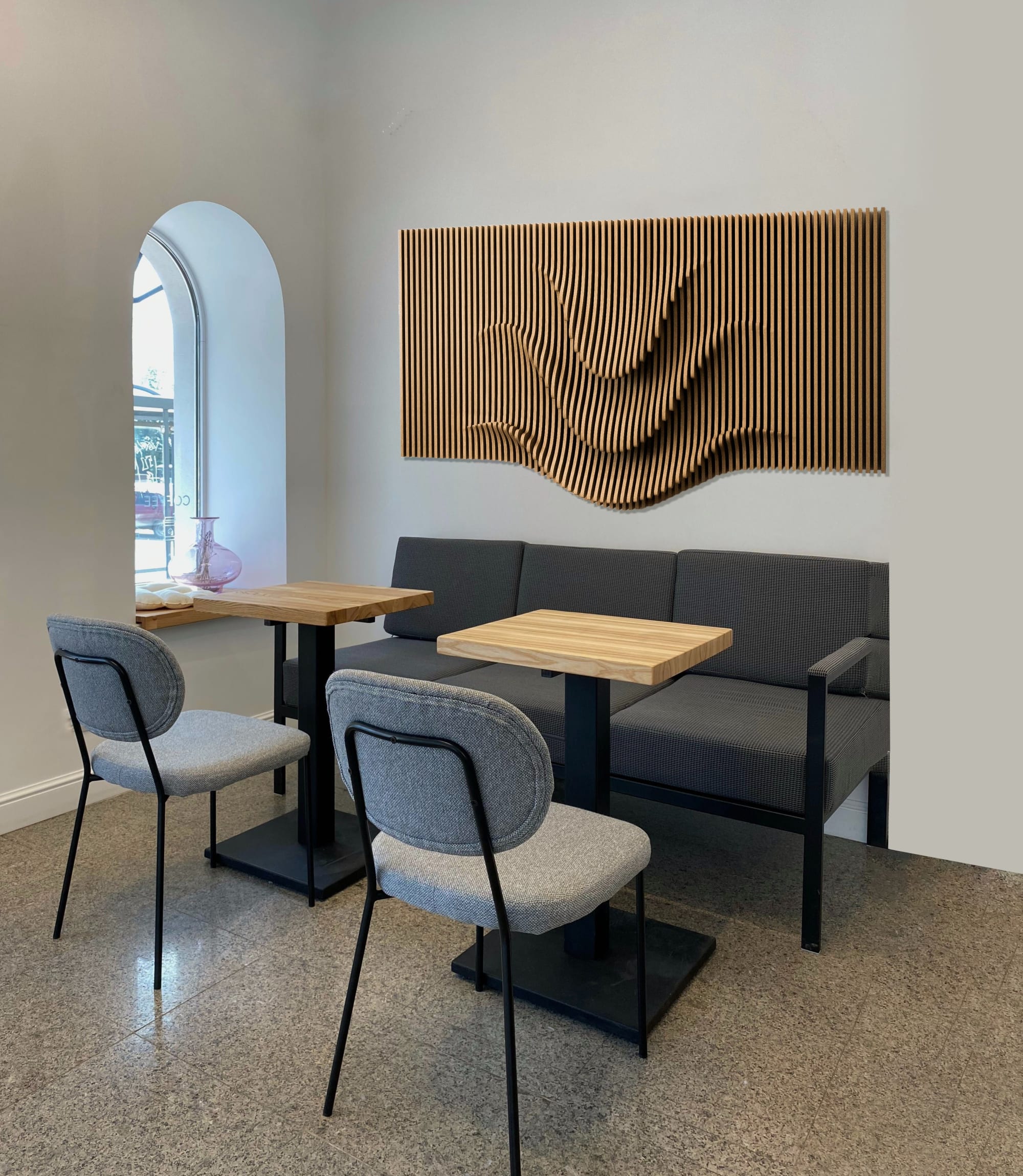 Parametric Wall Decor, Modern Livingroom Decor, Office Wall by ZDS