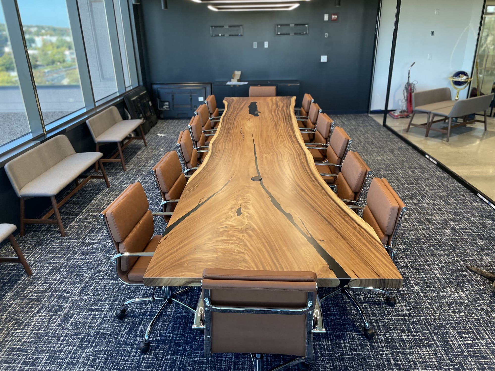 Live edge deals conference room table