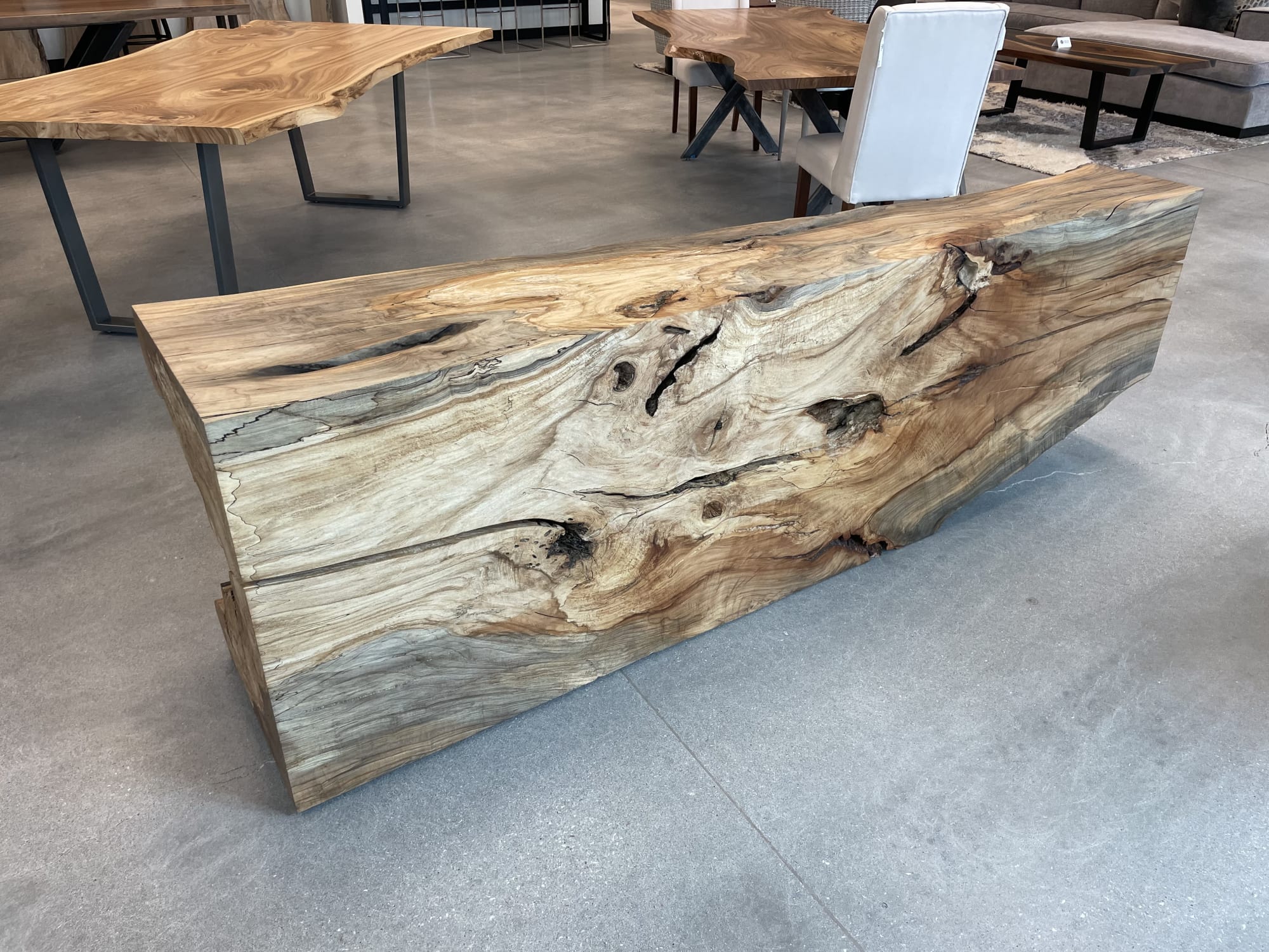 Live Edge Walnut Table 398 - KC Custom Hardwoods