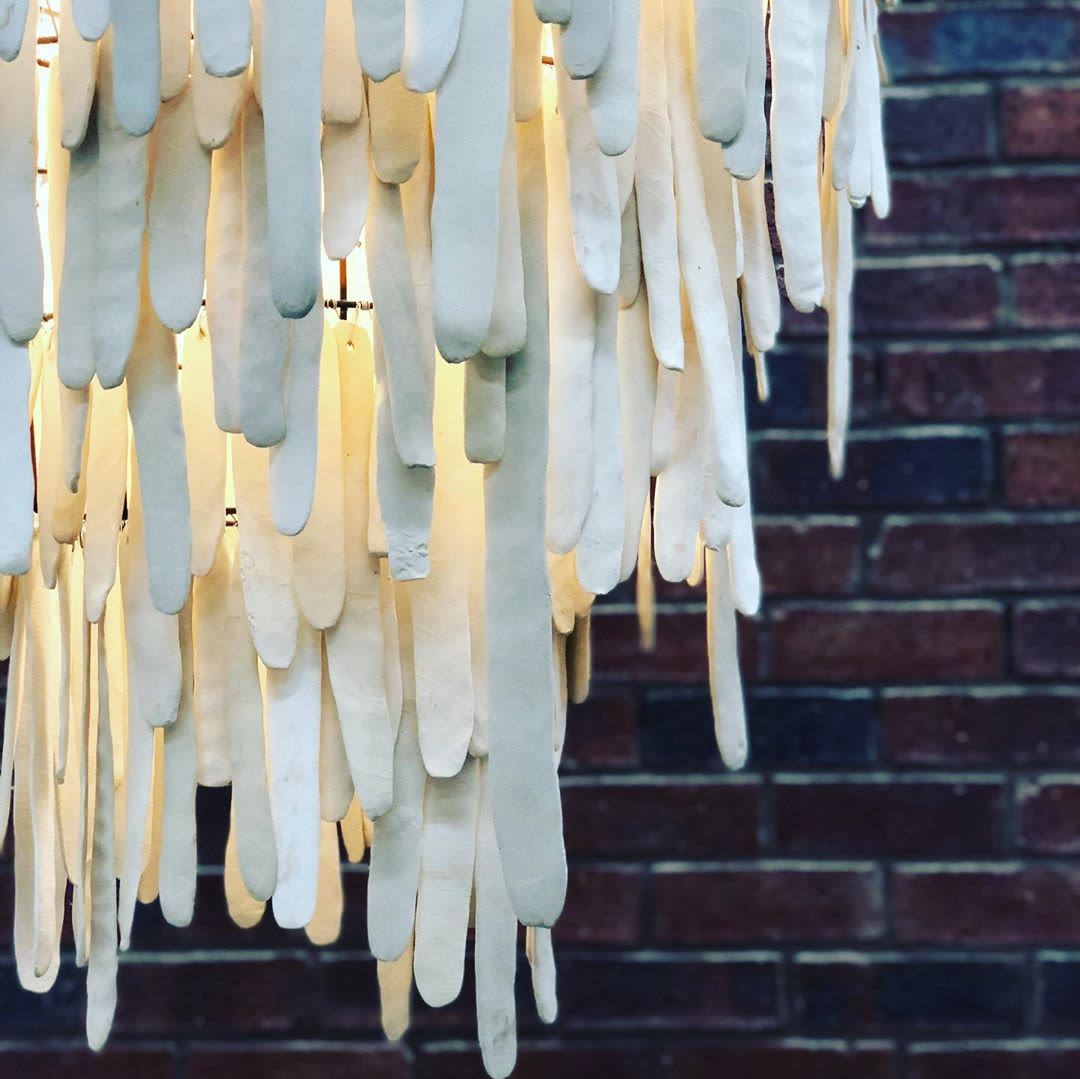 Custom Chandeliers by Mud Studio , South Africa seen at MUD Studio Cape