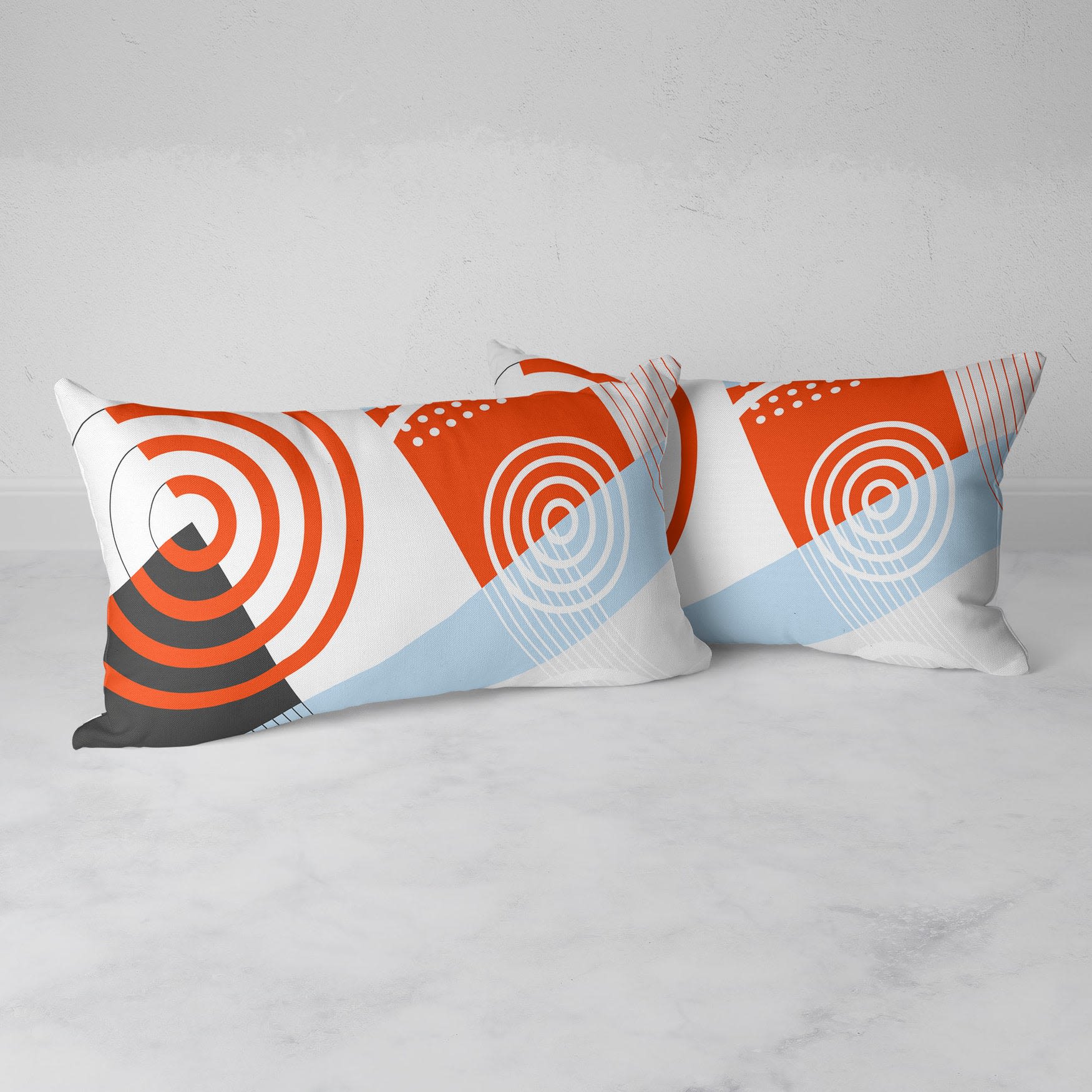 Ripple Effect Rectangular Throw Pillow by Michael Grace Co