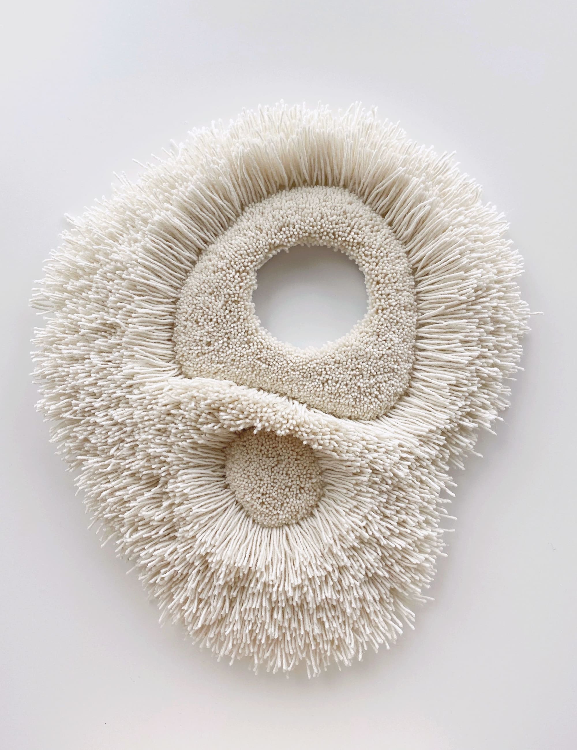 Momo Wave, textile fibre art by Kristina Kazantseva | Wescover