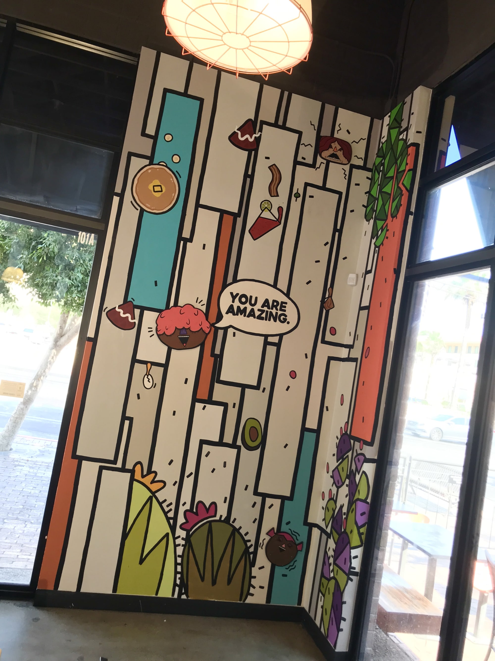 Daily jam Interior Murals by Jayarr Steiner at Daily Jam, Tempe