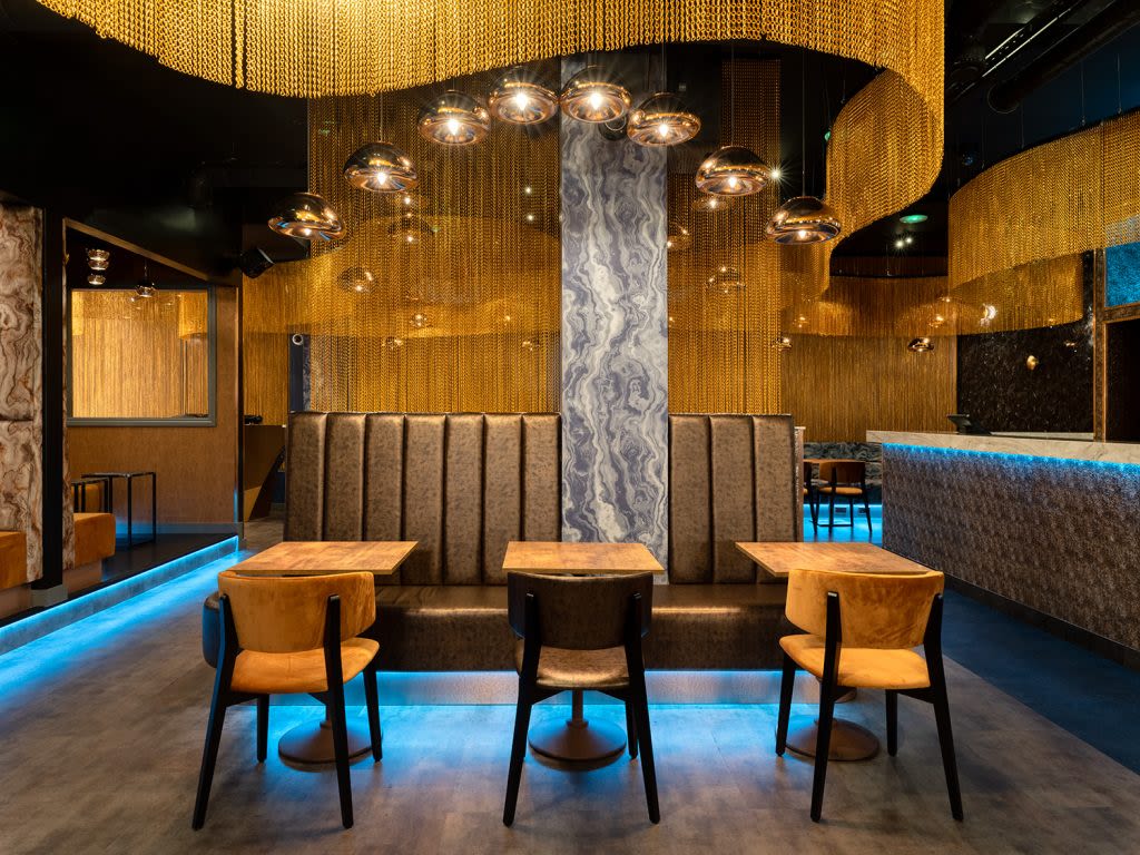 Bar and Club Interior Design by Astounding Interiors at Rox - Restaurant Bar  Club, London | Wescover Interior Design