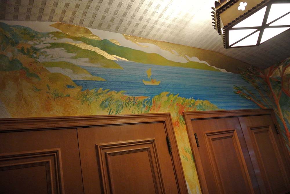 Baptistry Mural by Stefan Salinas seen at St Stephen's Catholic School