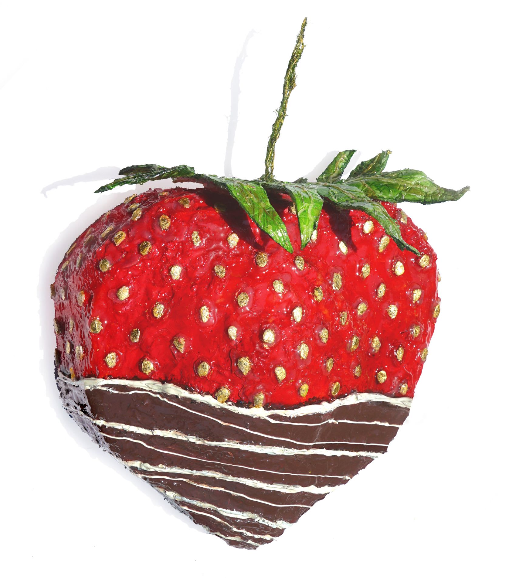 Giant Chocolate Covered Strawberry by Diane Gelman at The Silos at