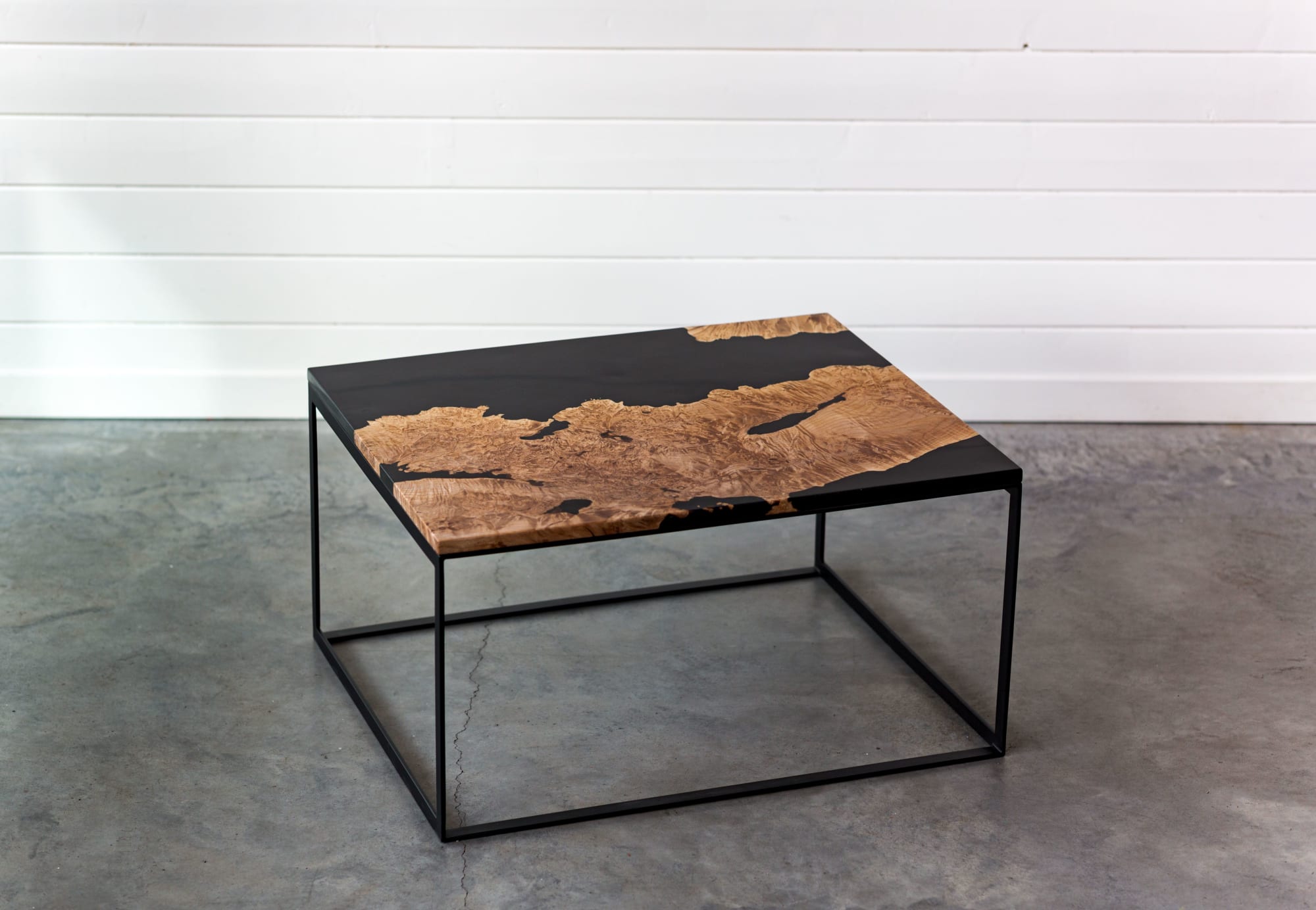 Custom Burl Wood Coffee Table Tall Contemporary Coffee Table Burl