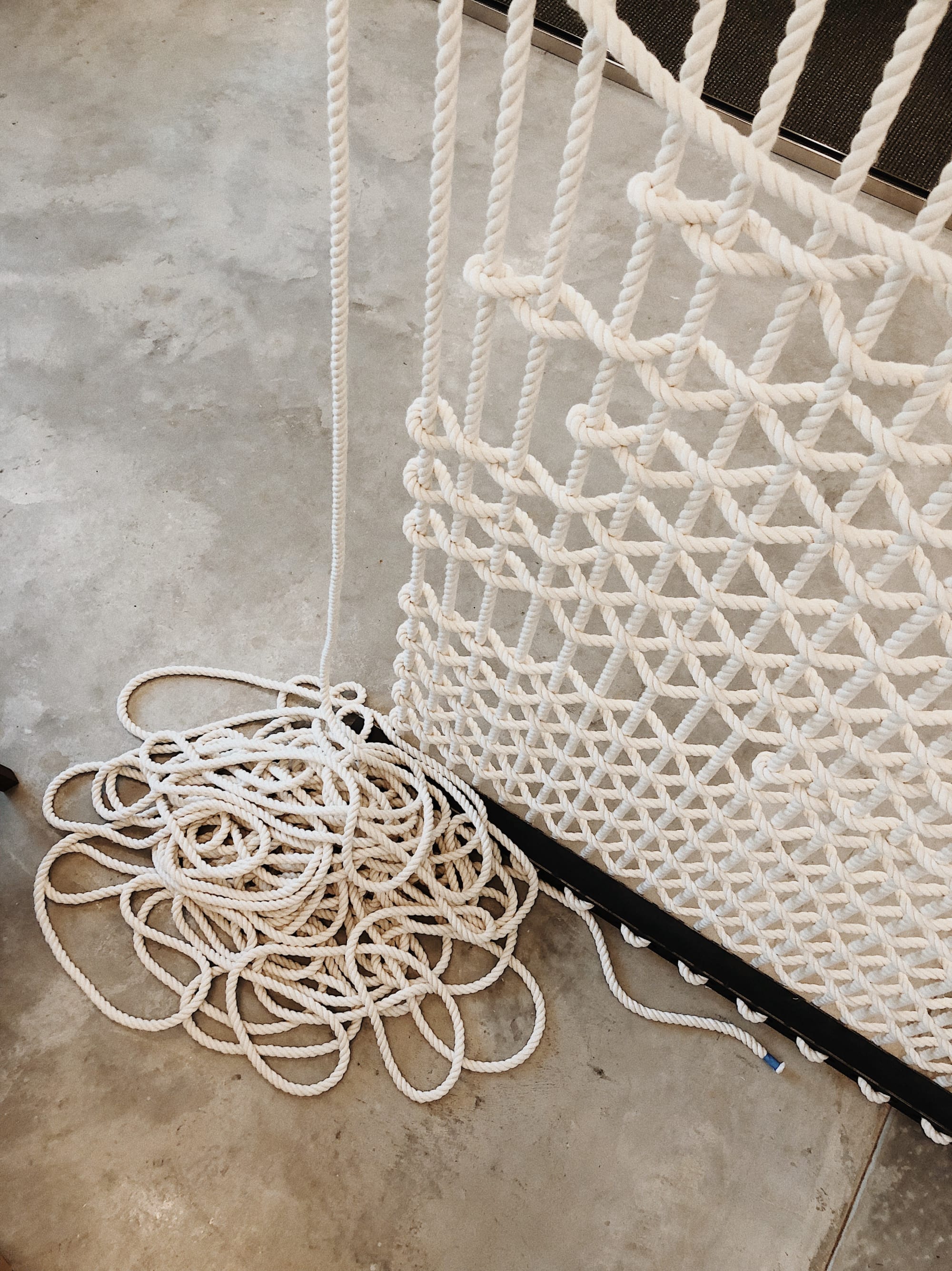 Woven Rope Screen by FIBROUS at IA