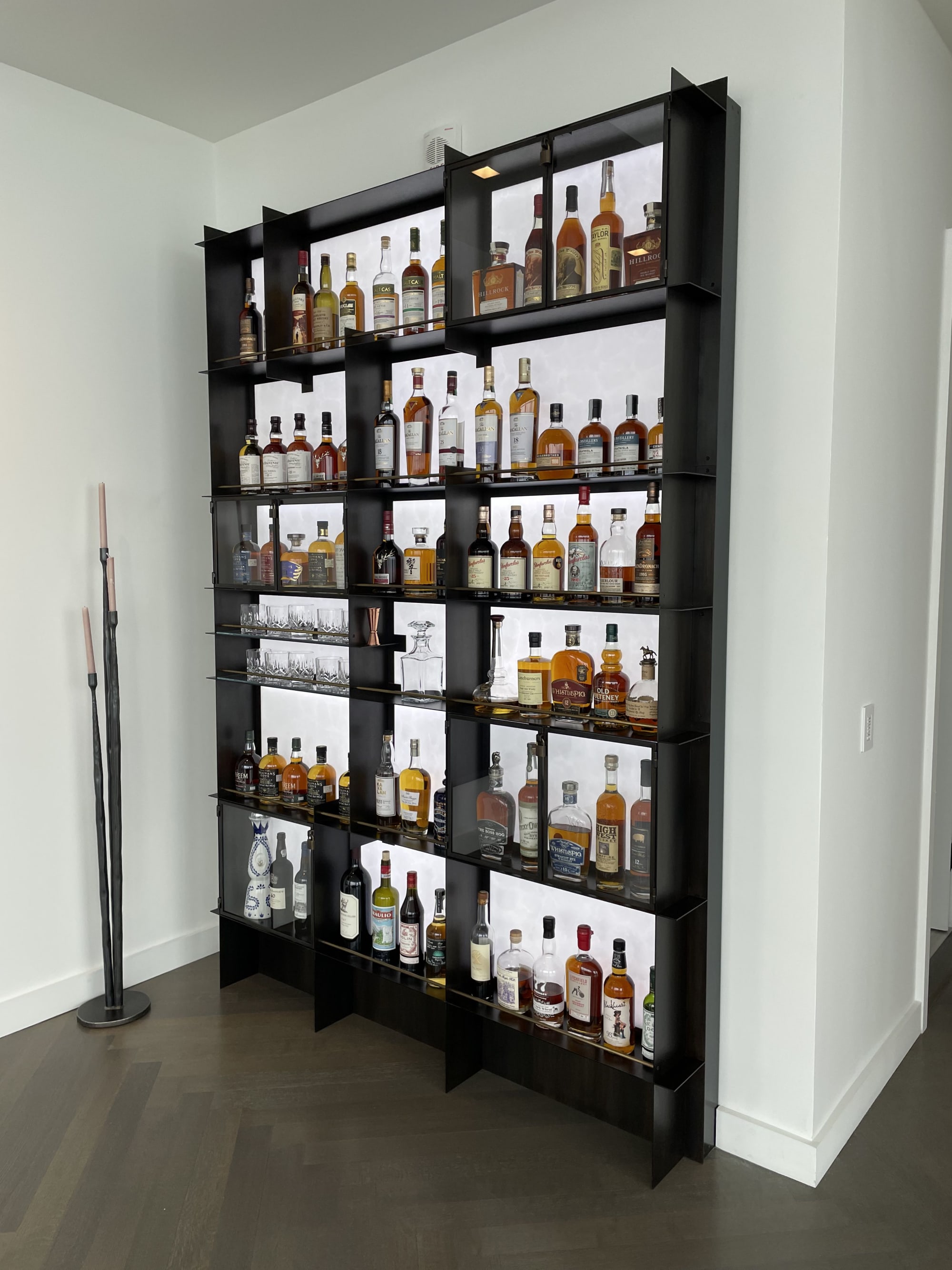 Whiskey deals globe cabinet