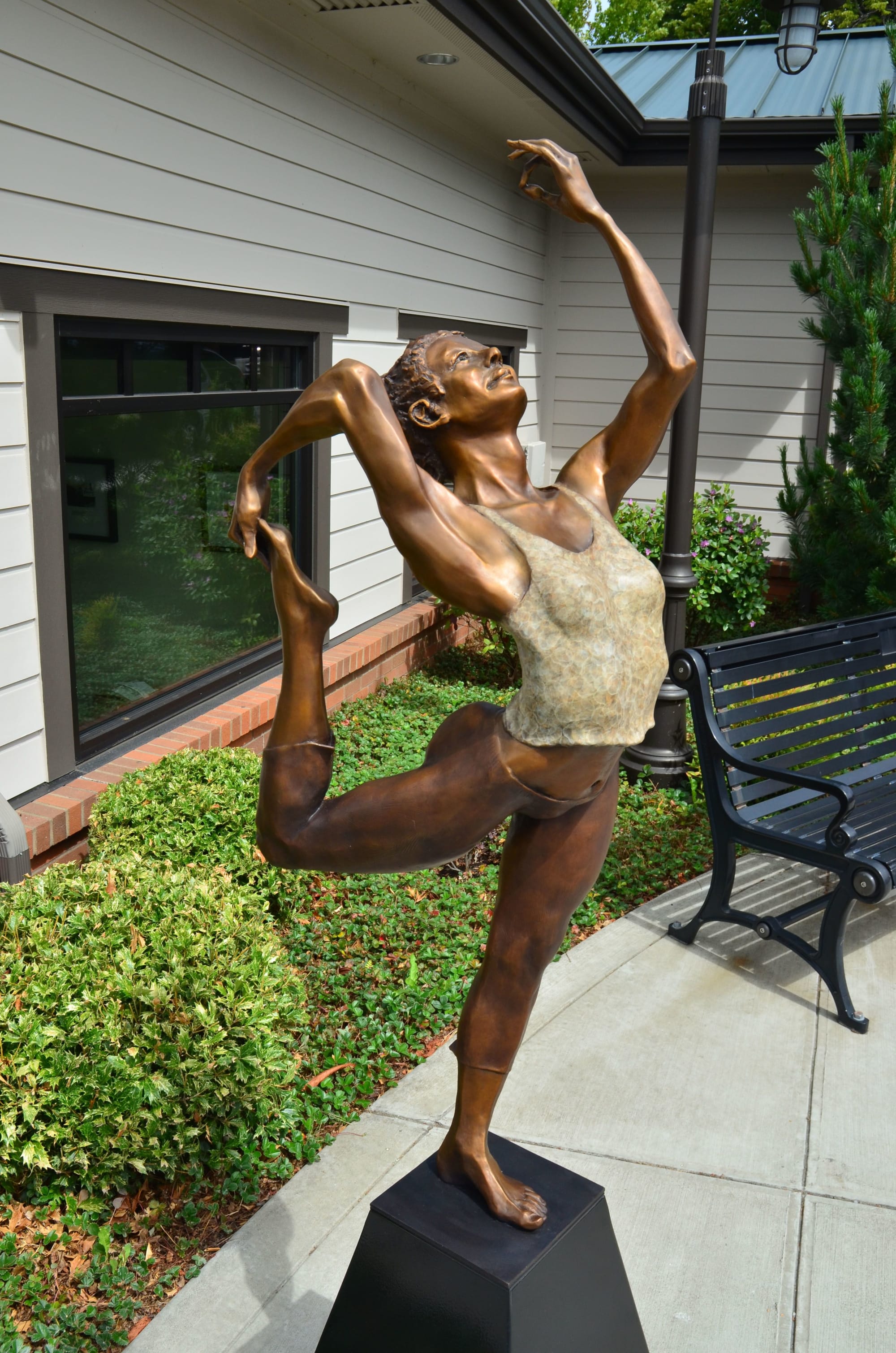 Bronze Yoga Statue