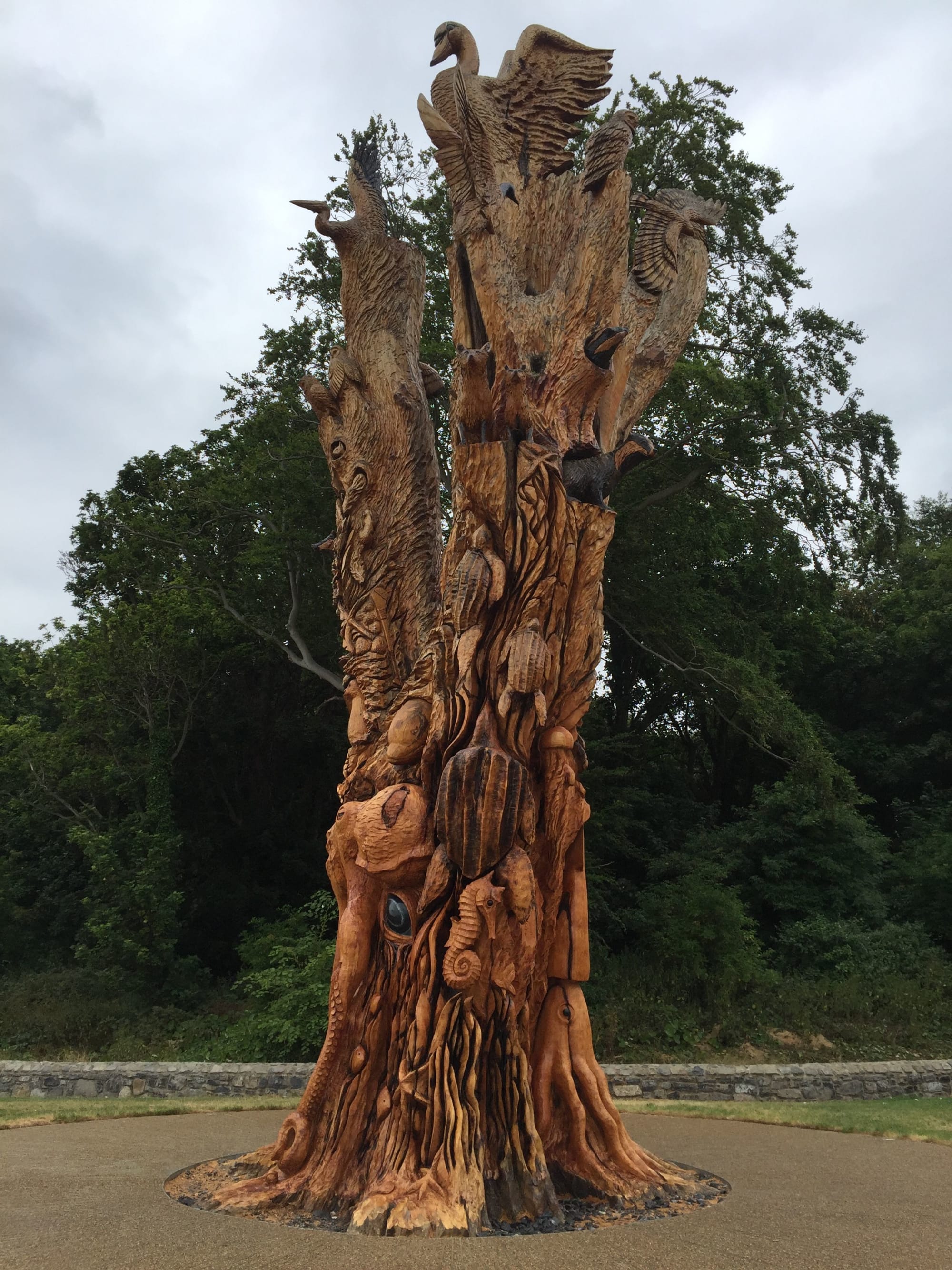 Tree of Life by Tommy Craggs seen at Saint Annes Park, Raheny Wescover