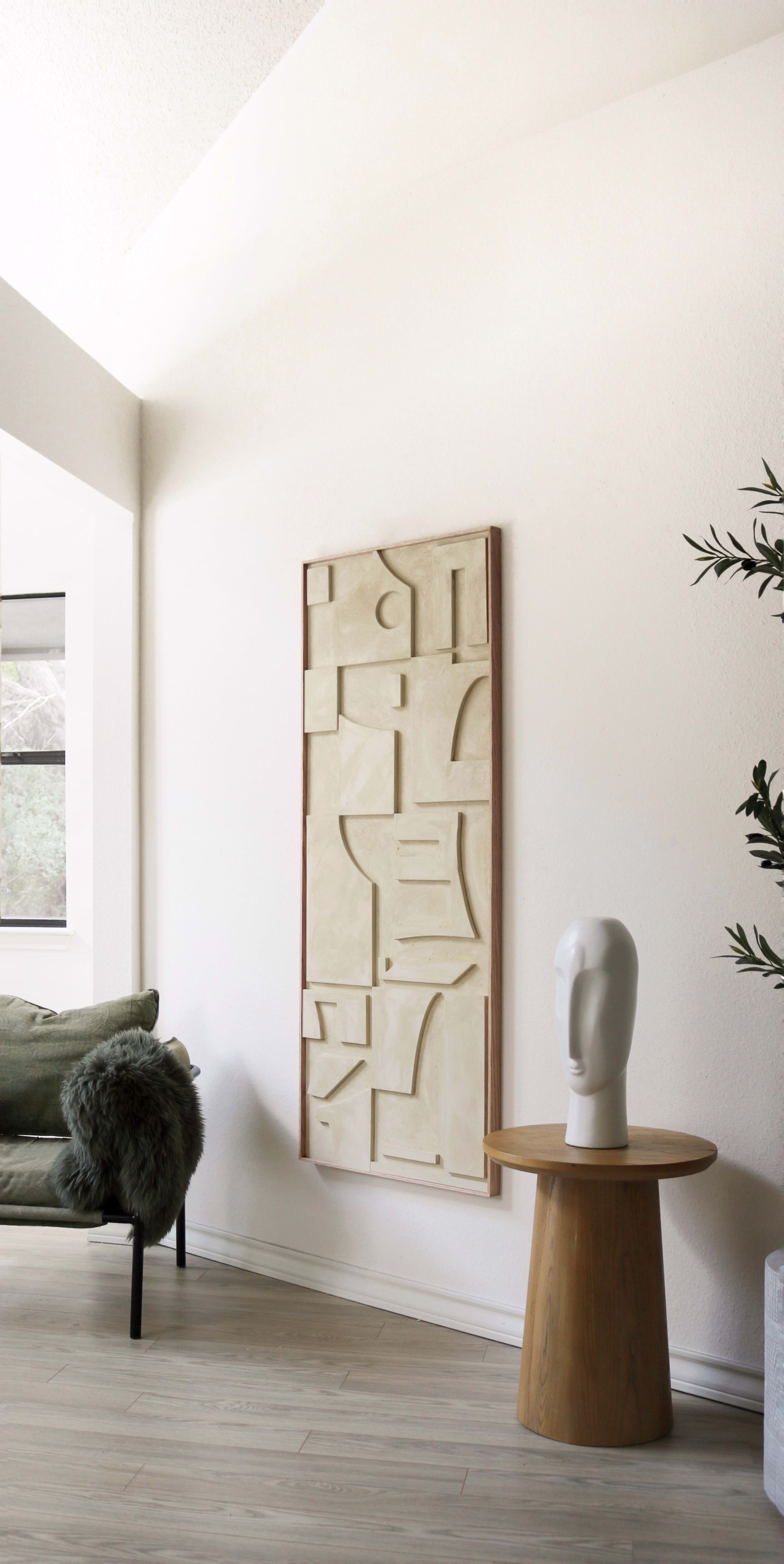 ESTHER - Wall Hangings, Geometric Art, Plaster Art, 3D Art by Blank Space  Studios