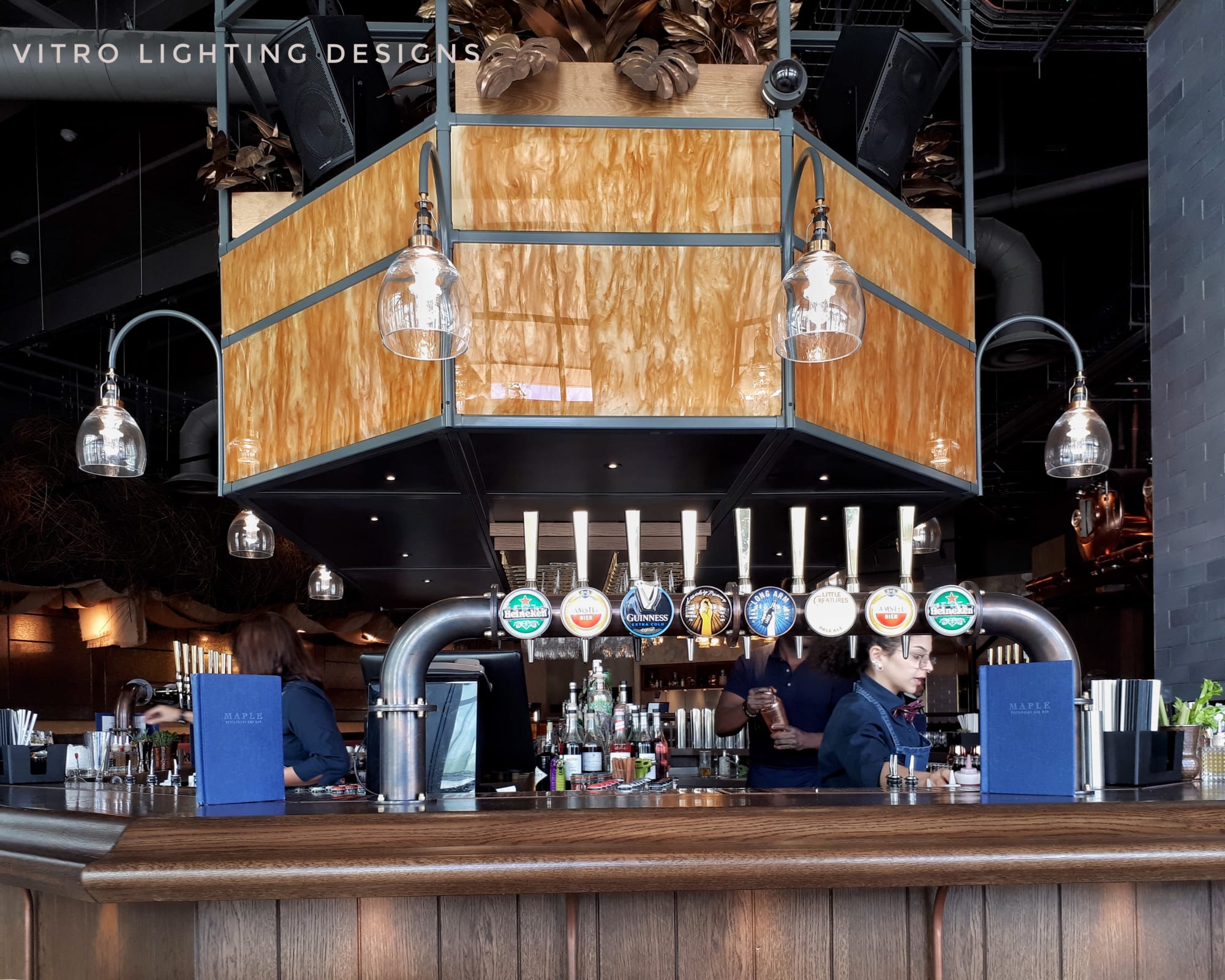 Blown glass/crystal inserts 31 by Vitro Lighting Designs at Westwood