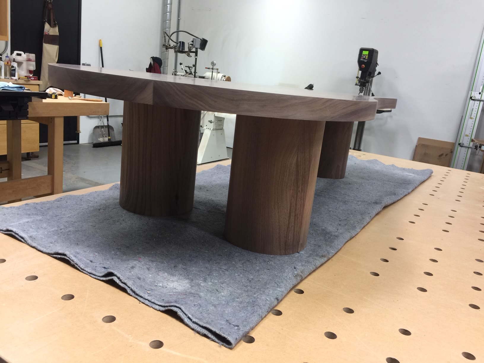 Flaque Coffee Table in the Style of Jean Royère by Wooden