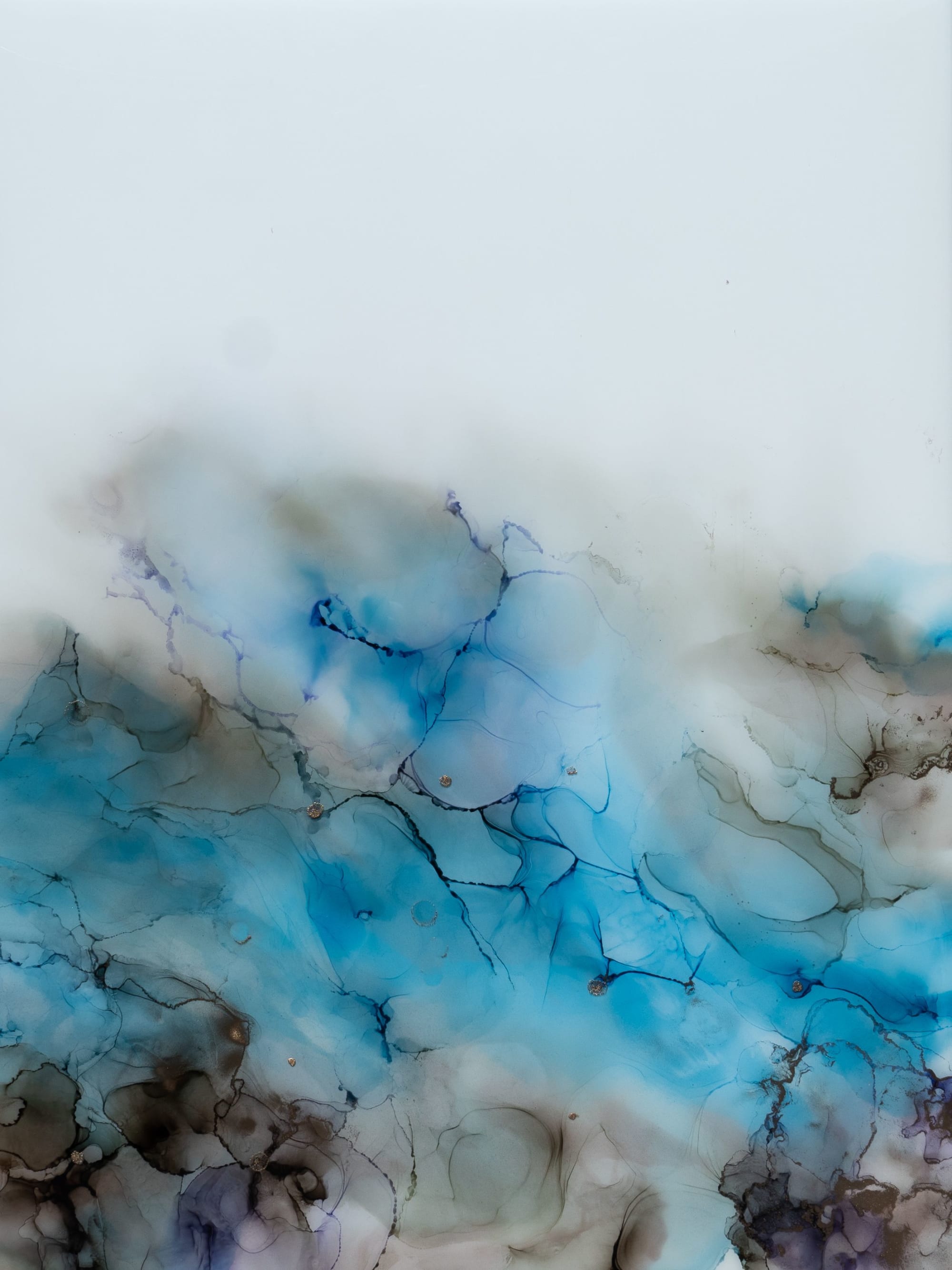 FLUID IX' - Luxury Multi-Layered Resin and Alcohol Inks Art by Christina  Twomey Art + Design