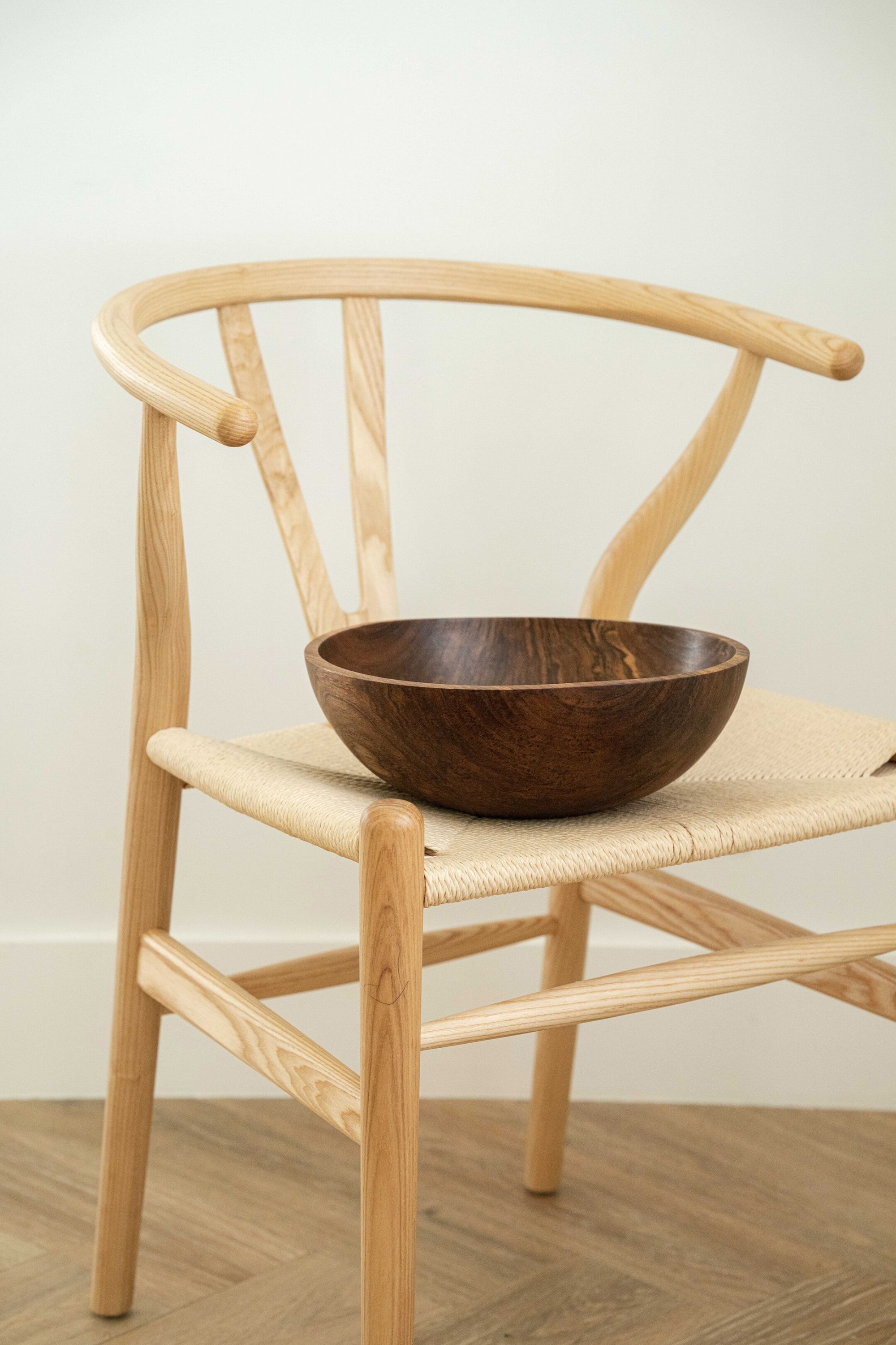 Creating Comfort Lab Hand-Carved Extra-Large Wooden Bowl, Walnut