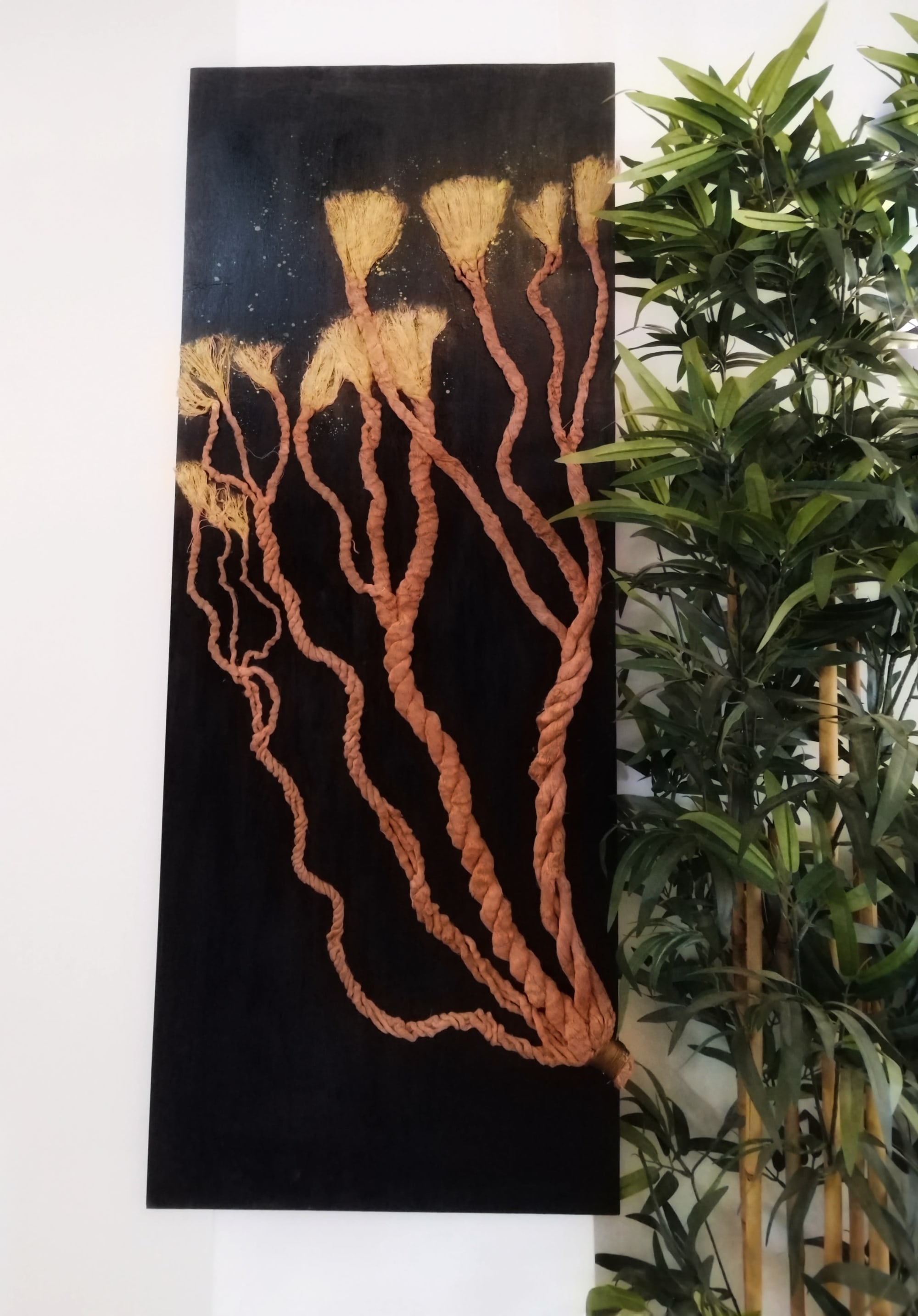 3D Tree Decorative Rope Wall Décor , Wall Art, Fiber Art, Boho Wall  Hanging,Modern
