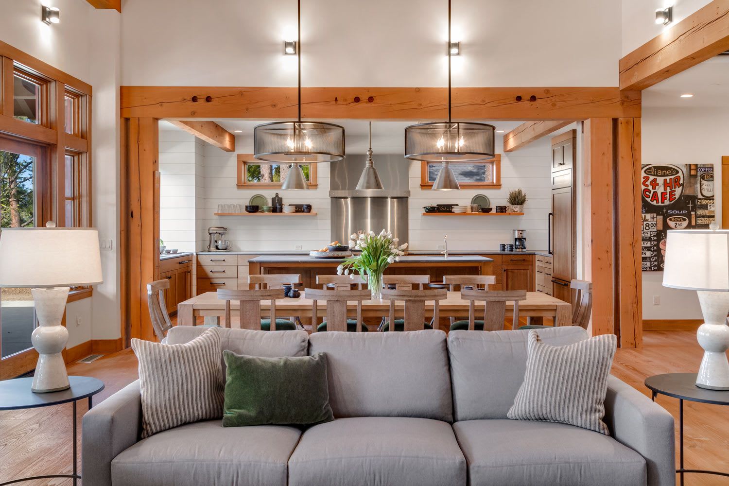 Cascade Mountain Home by Michelle Yorke Interior Design seen at Private