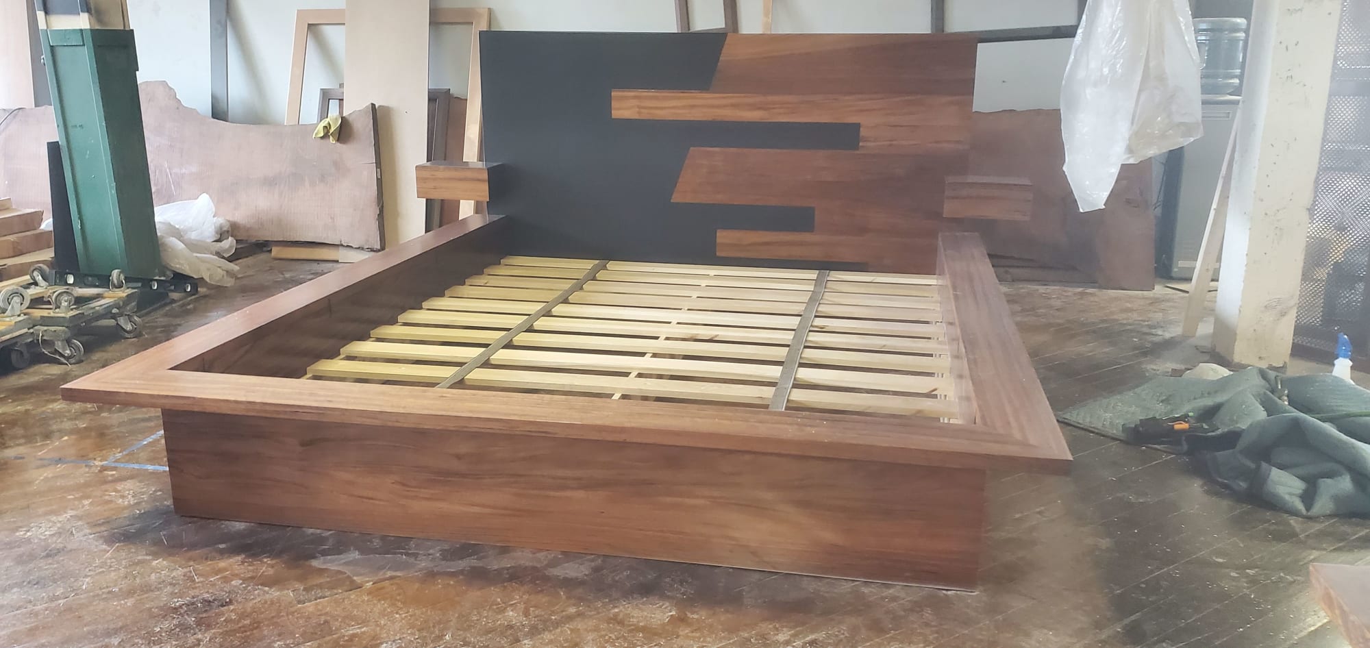 Custom wood deals beds