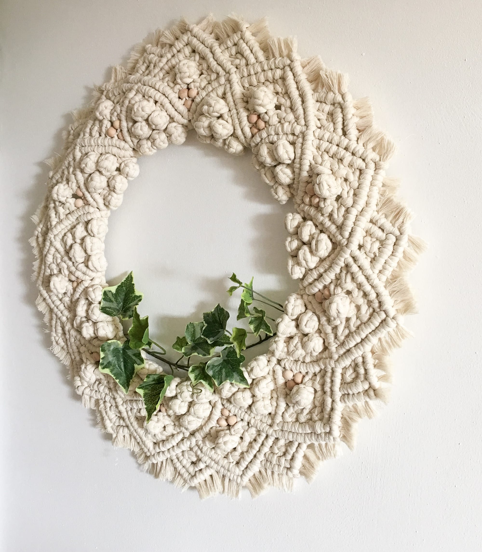 Macrame Mandala Wreath by Damla