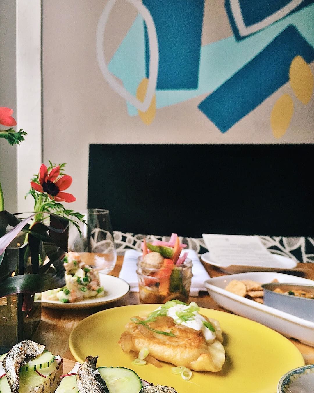 Piccolo Mural by Rebecca Volynsky seen at Piccolo, Portland Wescover