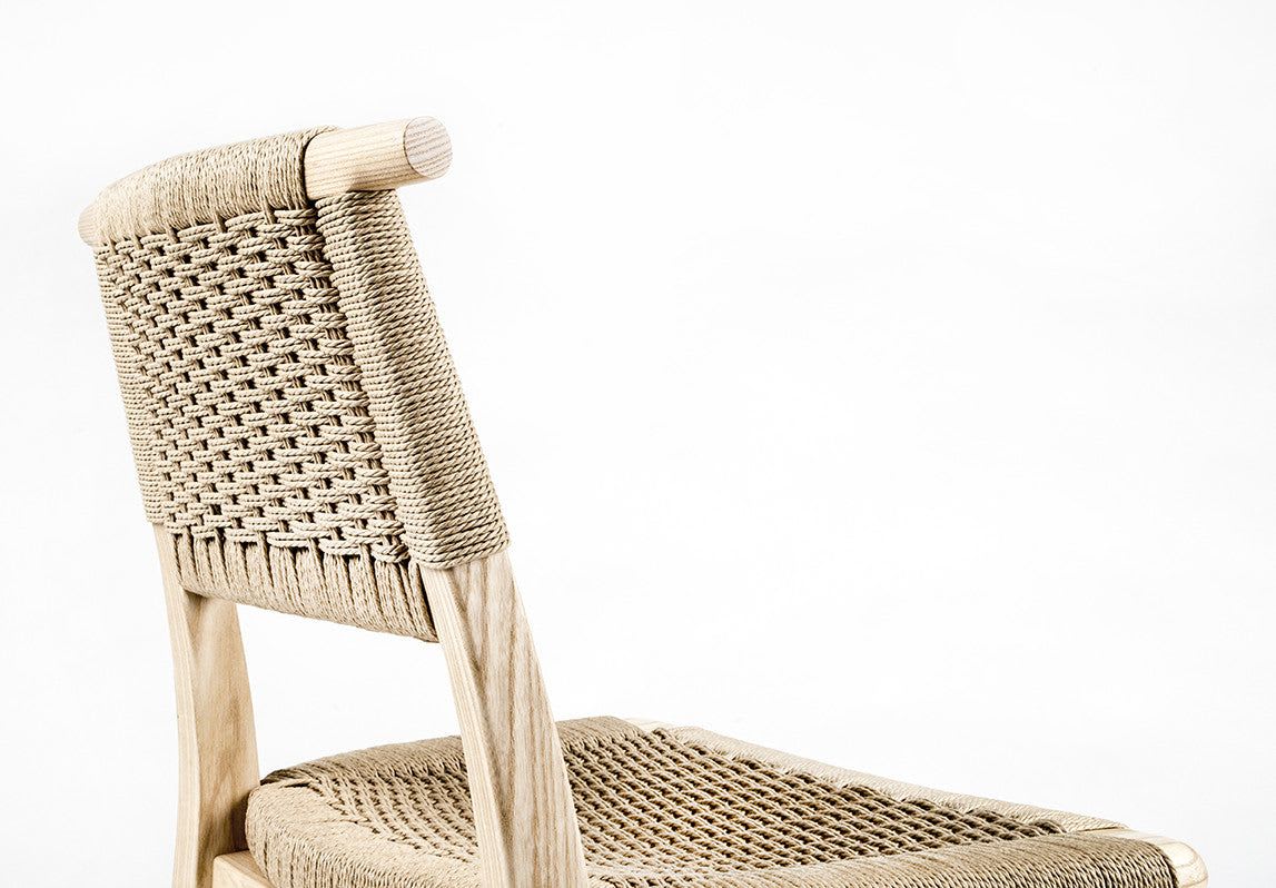 Rian Bullhorn Chair, Woven Danish Cord, Dining, Office, Mid-century Modern,  Custom - Semigood Design