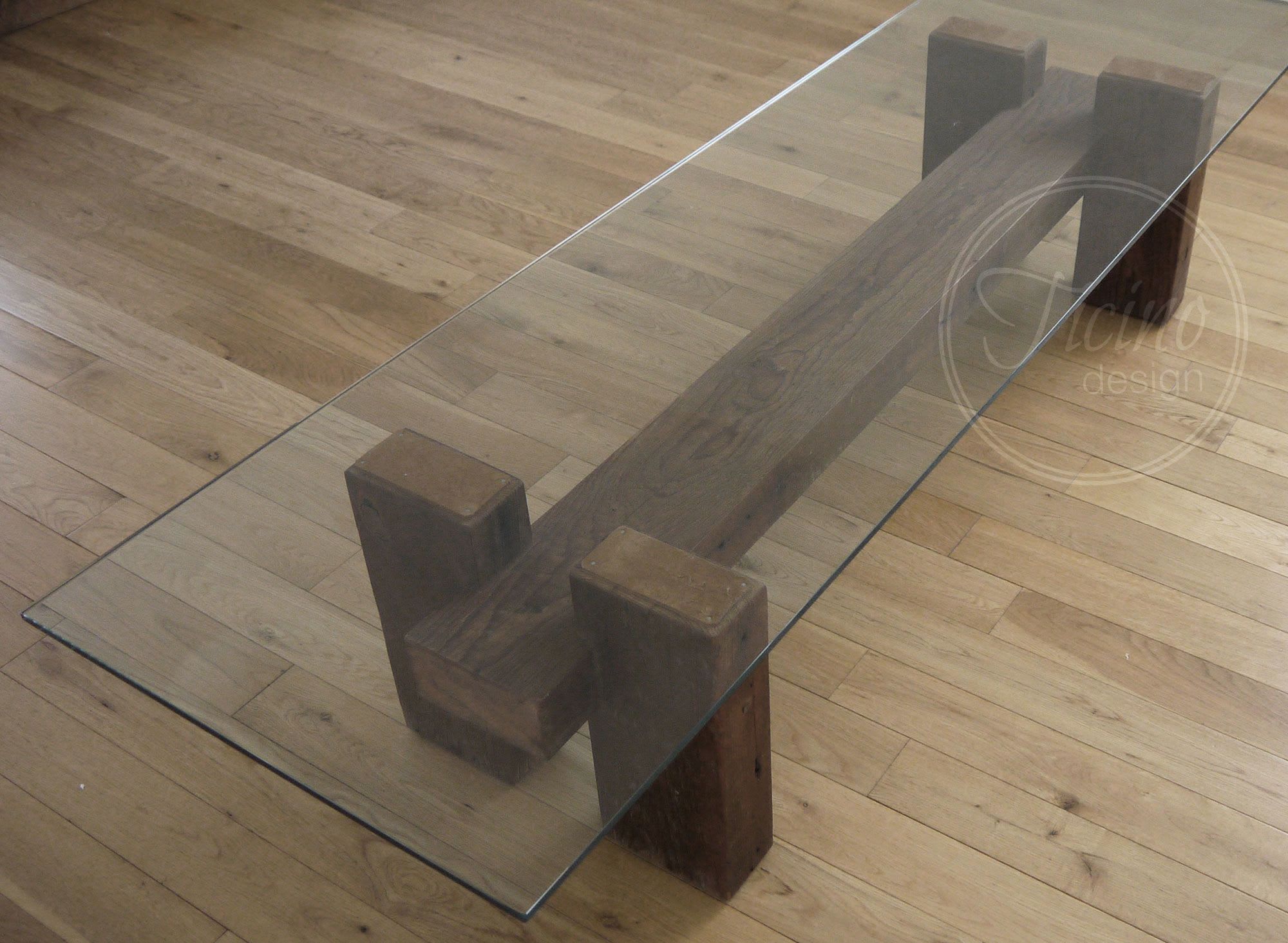 Reclaimed Wood Coffee Table. Modern Rustic Coffee Table. by Ticino ...