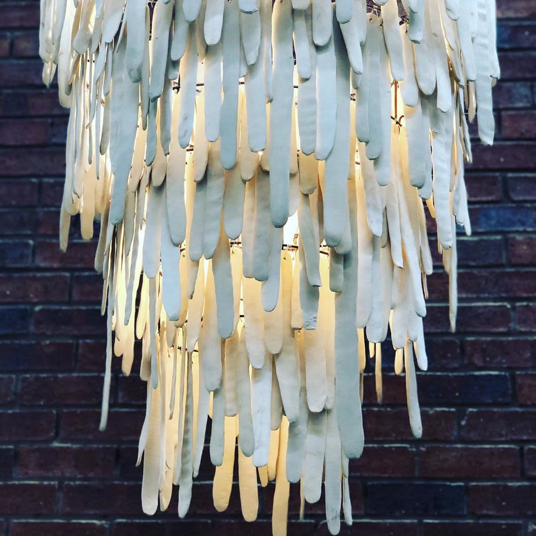 Custom Chandeliers by Mud Studio , South Africa seen at MUD Studio Cape