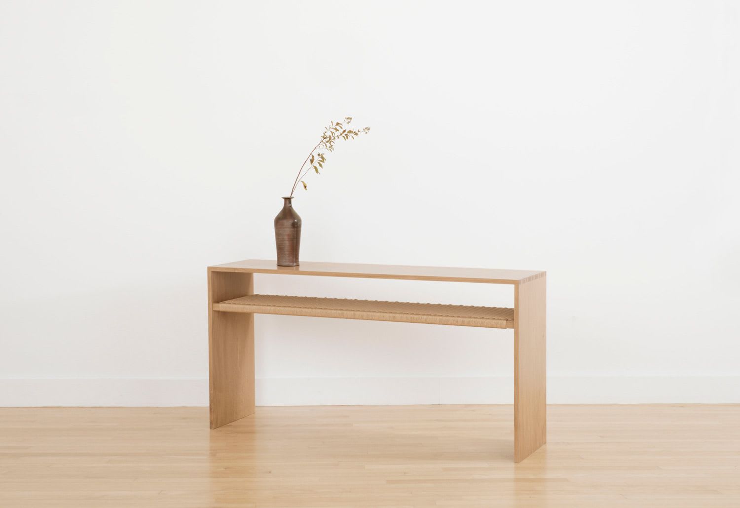 Warwick Narrow Console Table Natural - Threshold™